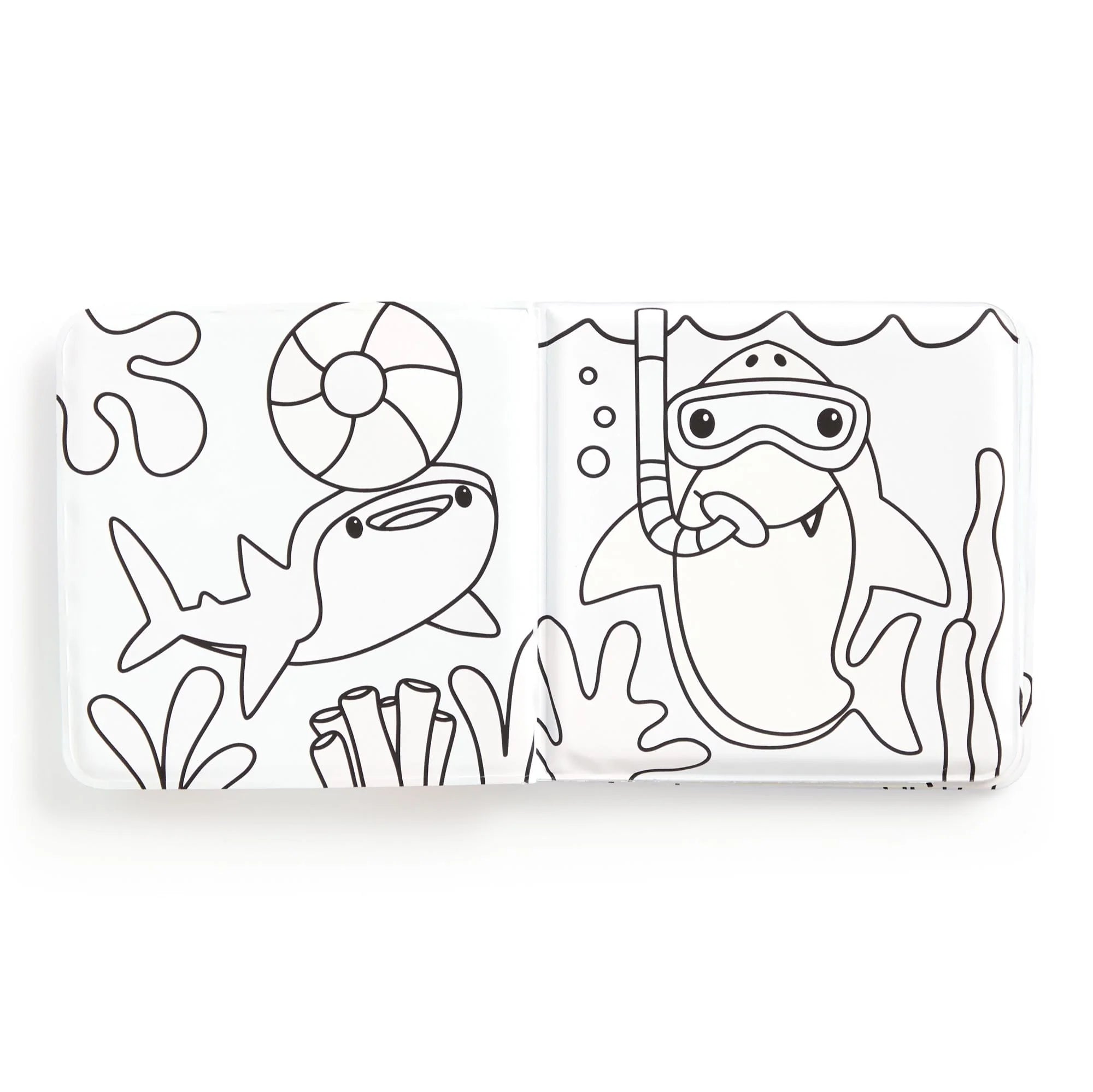 Mud Puppy | Magic Colour Bath Book - Shark Splash