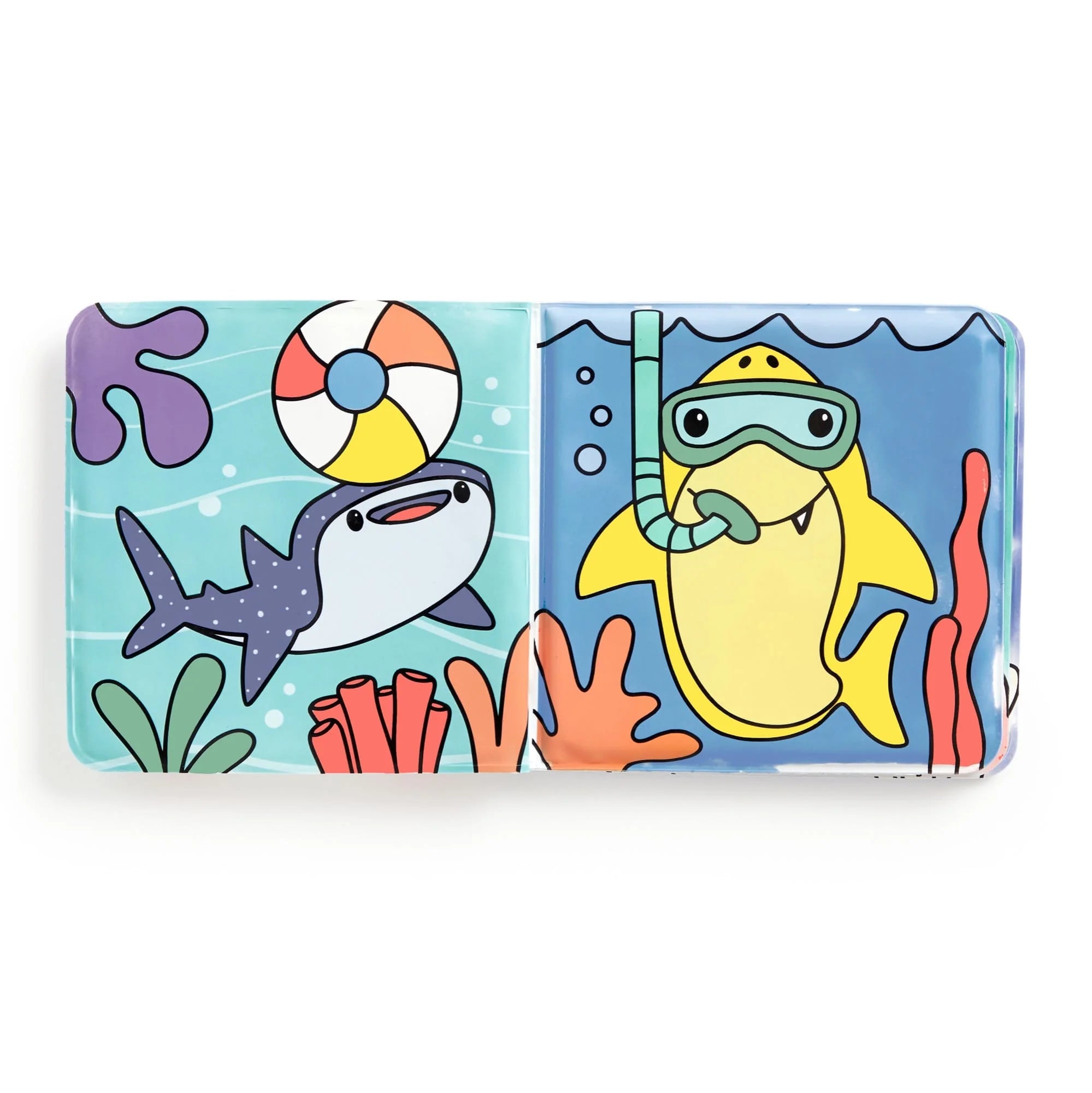 Mud Puppy | Magic Colour Bath Book - Shark Splash