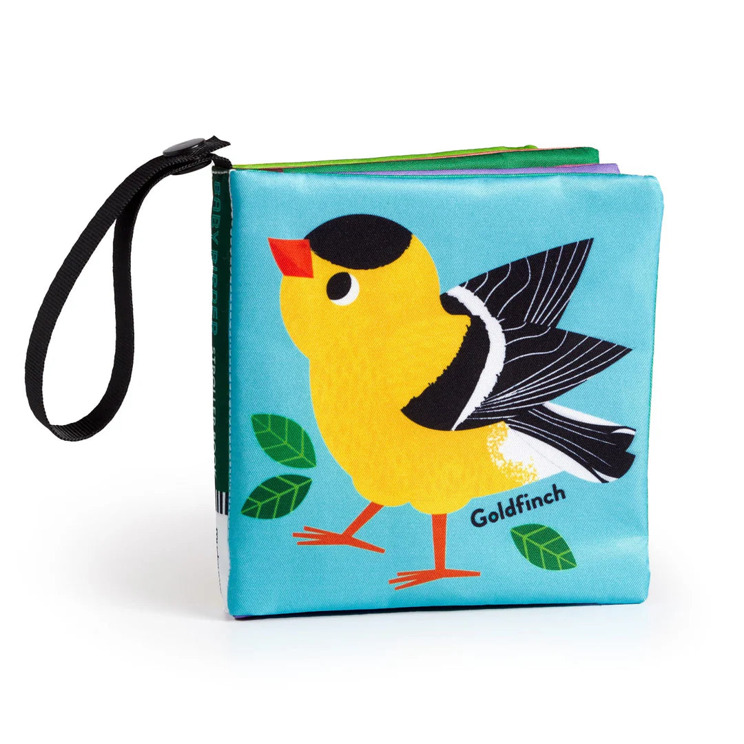 Mud Puppy | Crinkle Fabric Stroller Book - Baby Birder