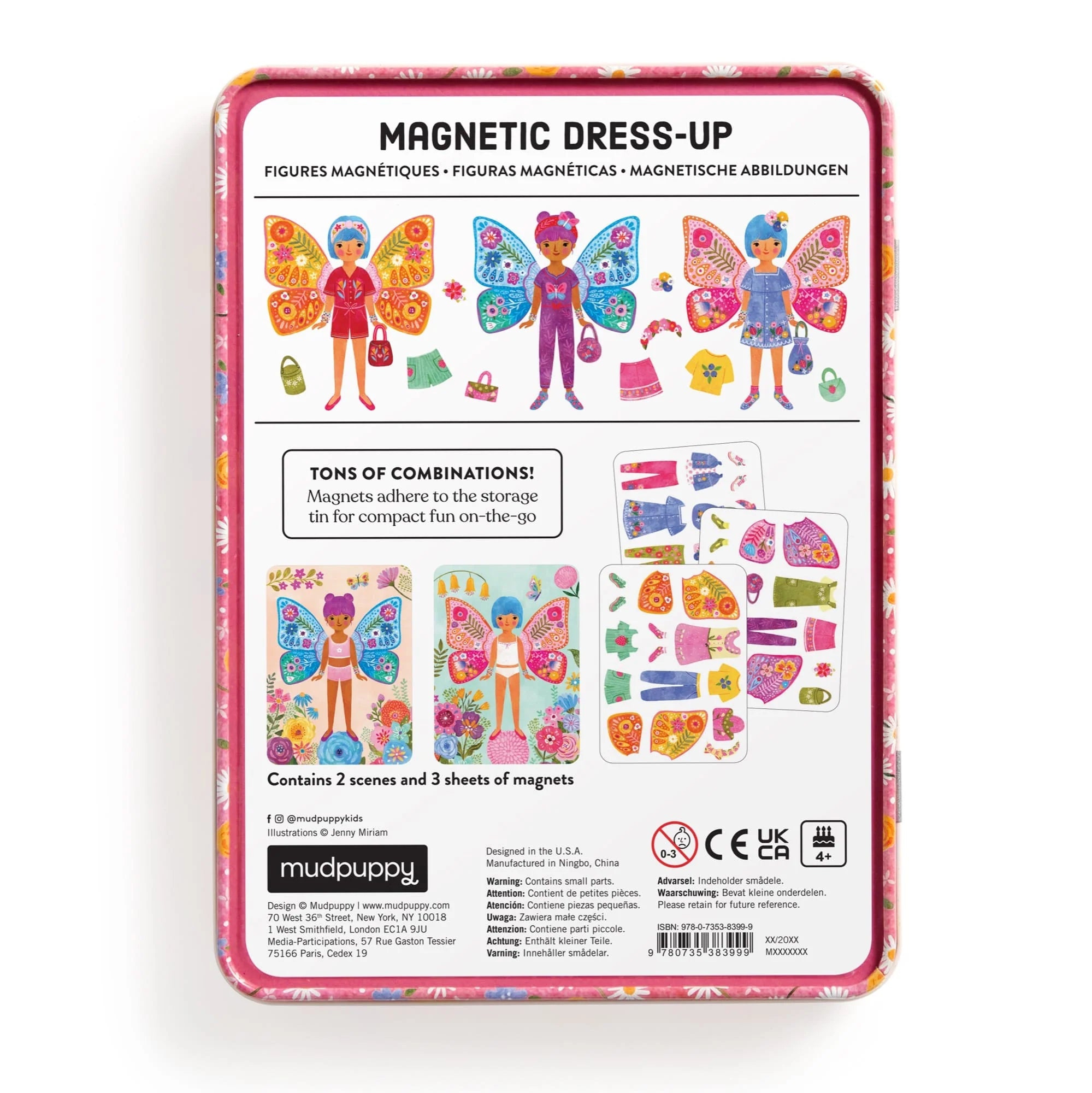 Mud Puppy | Butterfly Bliss Magnetic Dress Up
