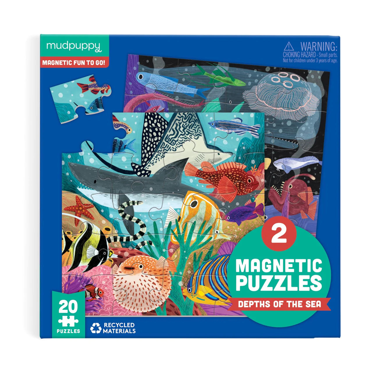 Mud Puppy | Magnetic Puzzle | 2-in-1 - Depths of the Seas