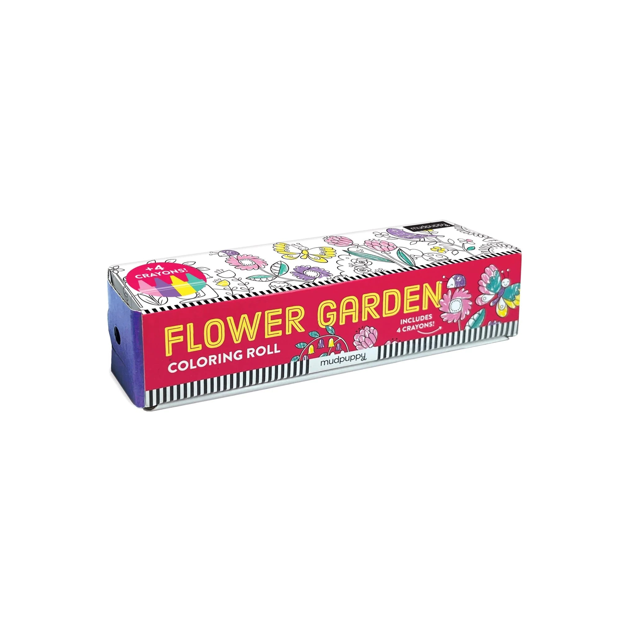 Mud Puppy | Mini Colouring Roll - Flower Garden