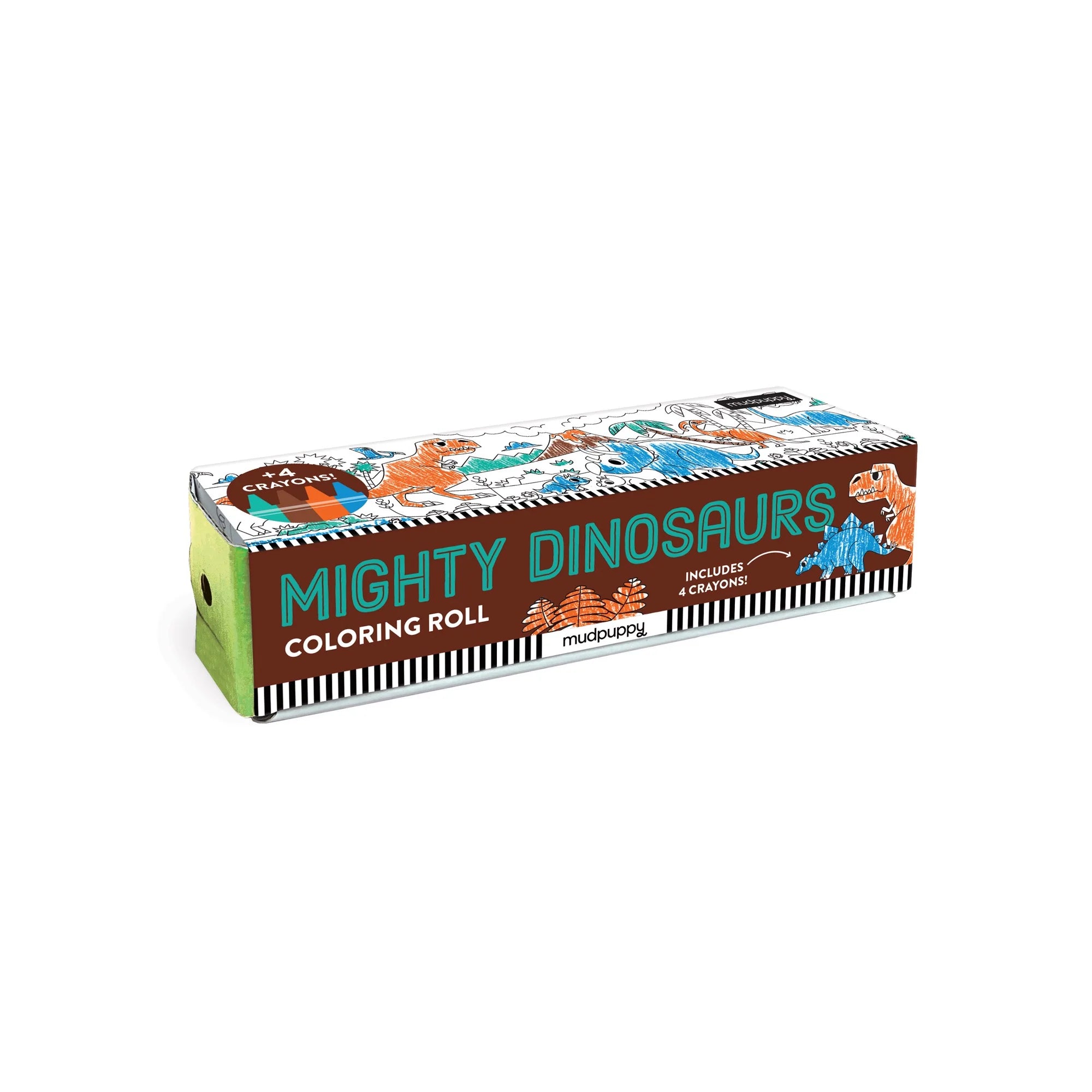 Mud Puppy | Mini Colouring Roll - Mighty Dinosaurs
