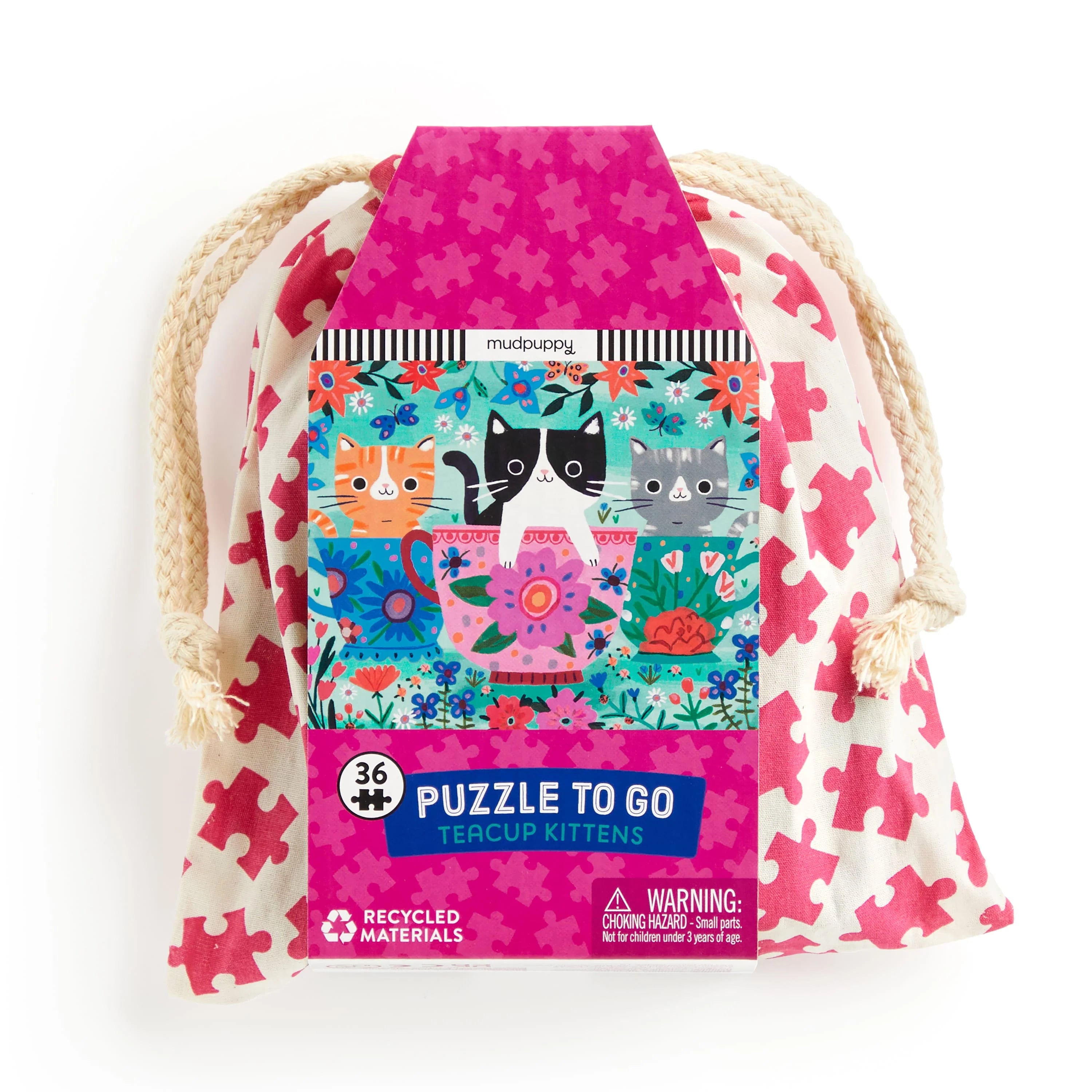 Mud Puppy | 36pc Puzzle to Go - Teacup Kittens
