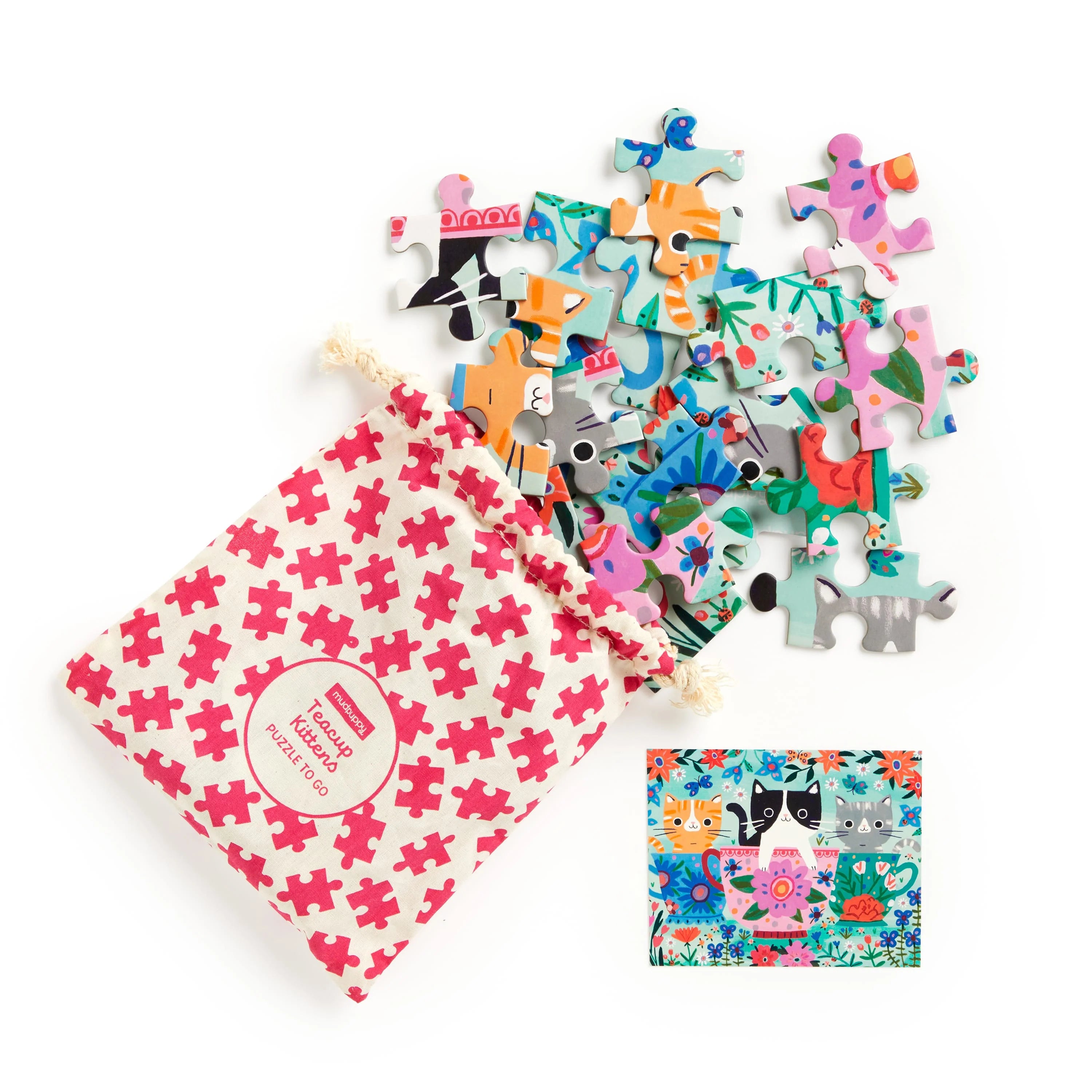 Mud Puppy | 36pc Puzzle to Go - Teacup Kittens