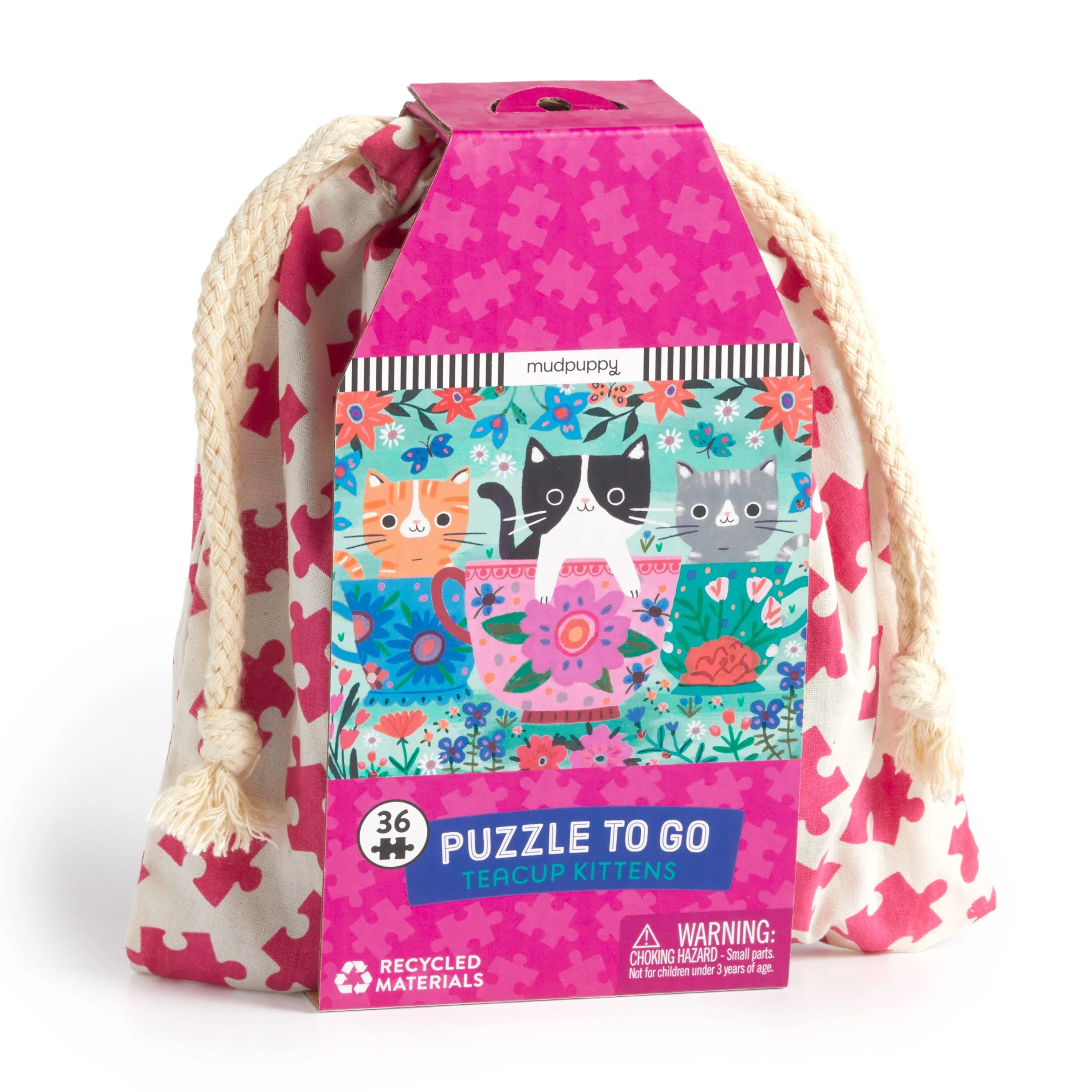 Mud Puppy | 36pc Puzzle to Go - Teacup Kittens