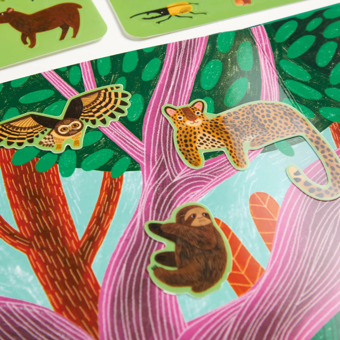 Mud Puppy | Sticker Play Reusable Activity Set - Rainforest