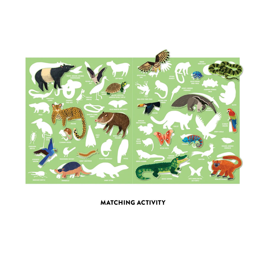 Mud Puppy | Sticker Play Reusable Activity Set - Rainforest