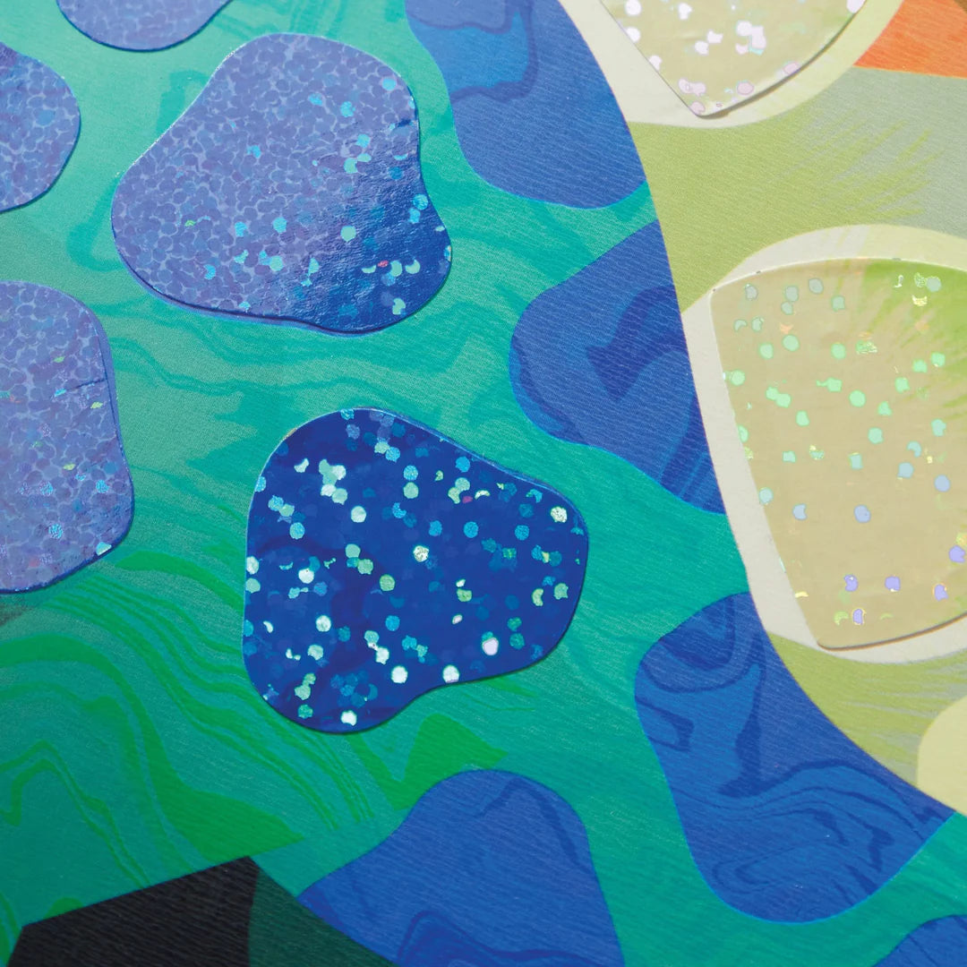 Mud Puppy | Sticker Sparkle Poster Activity Kit - Dinosaur Land
