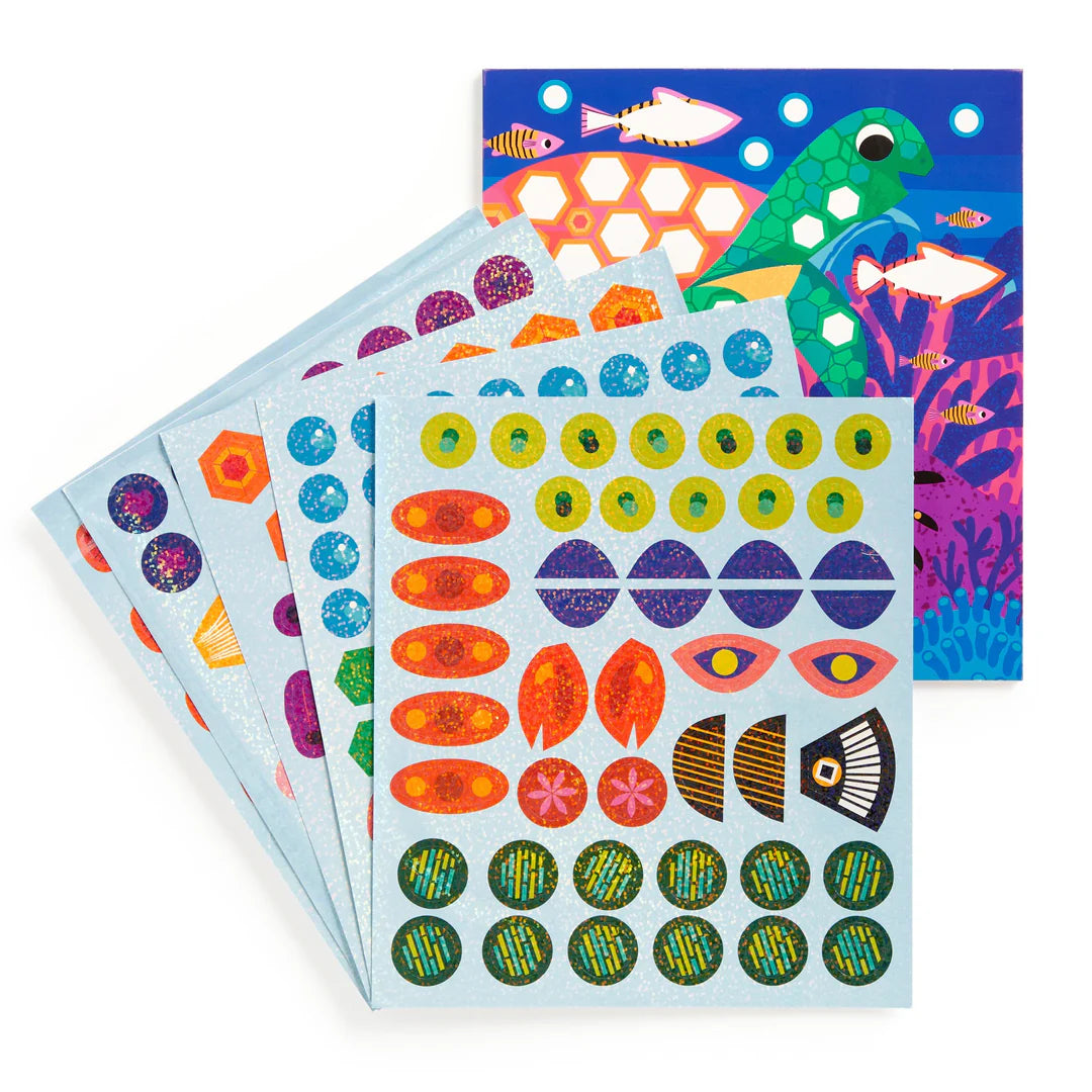 Mud Puppy | Sticker Sparkle Poster Activity Kit - Ocean Life