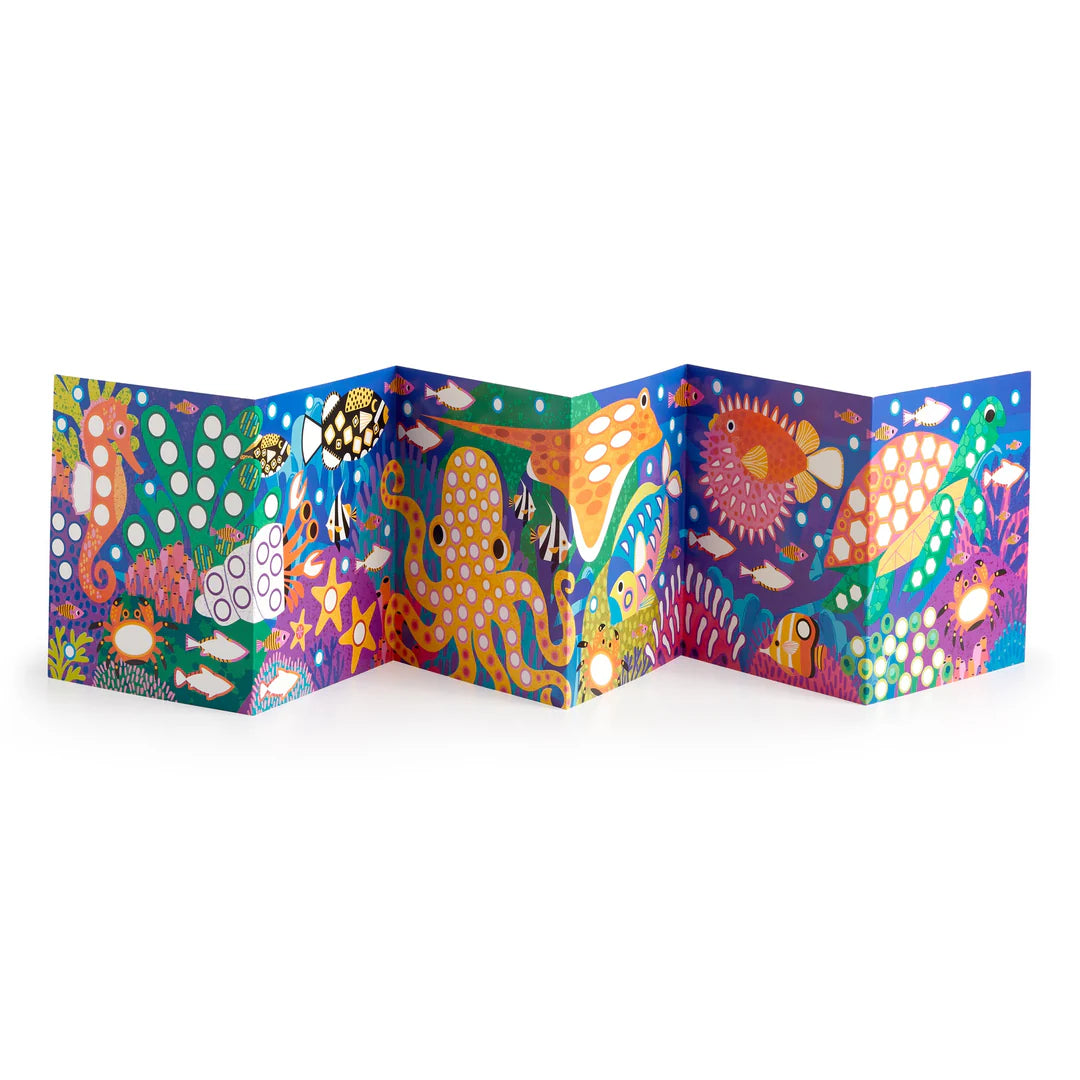 Mud Puppy | Sticker Sparkle Poster Activity Kit - Ocean Life