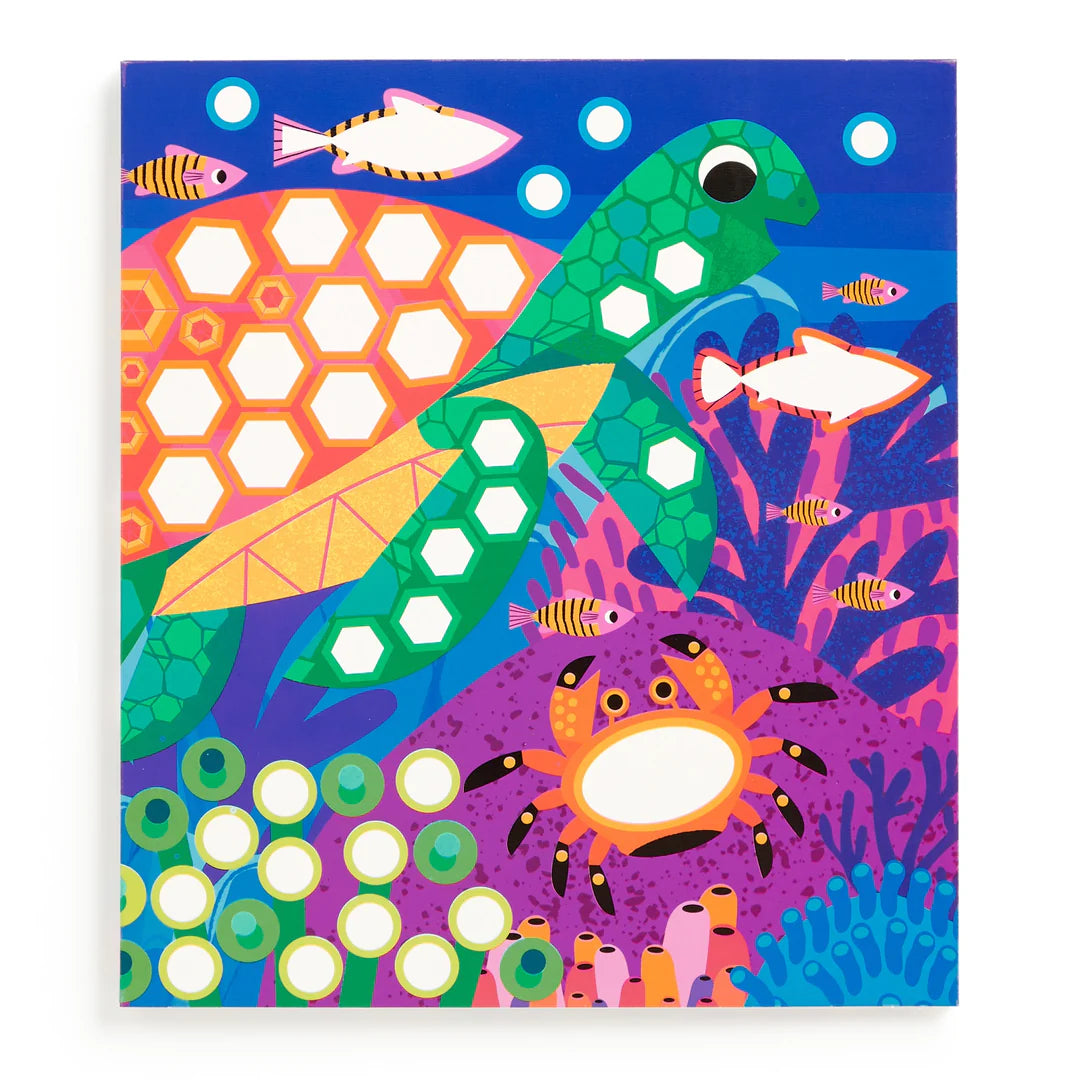 Mud Puppy | Sticker Sparkle Poster Activity Kit - Ocean Life
