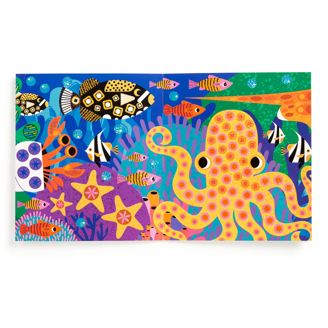 Mud Puppy | Sticker Sparkle Poster Activity Kit - Ocean Life