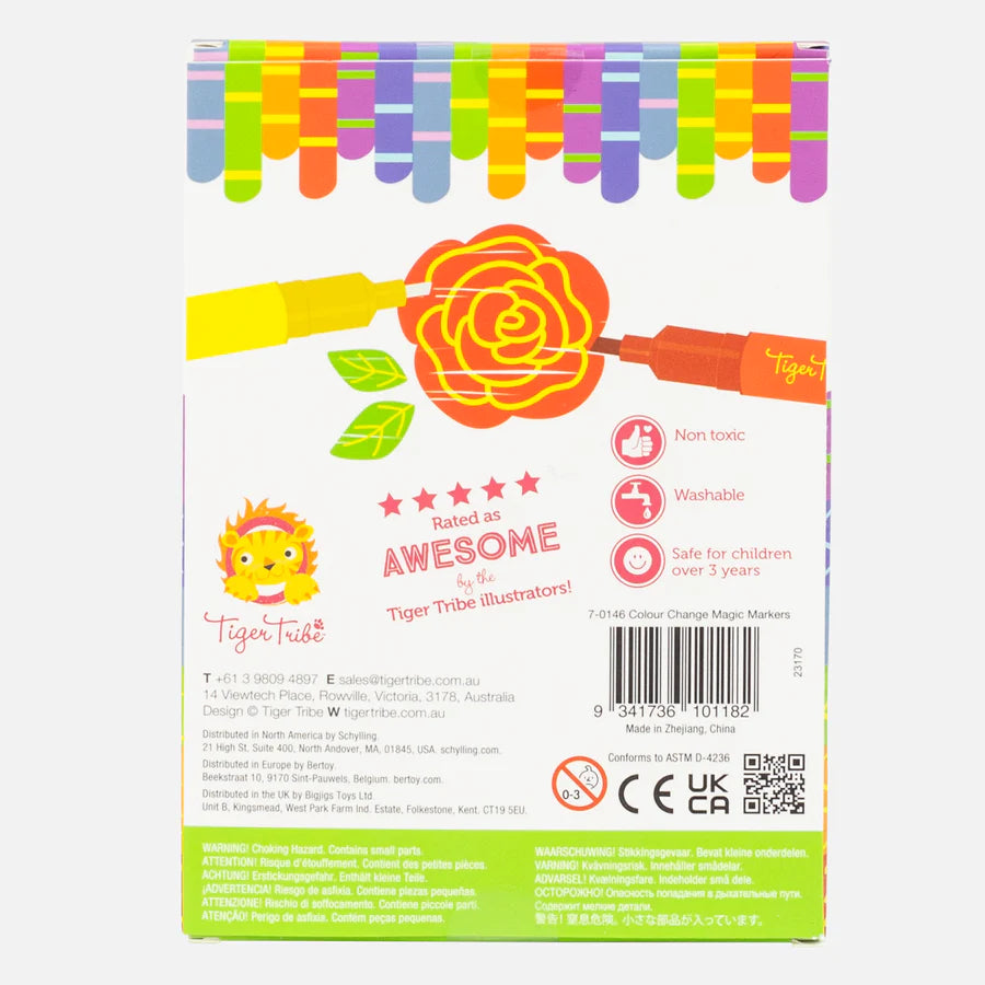 Colour Change Magic Markers 6pk