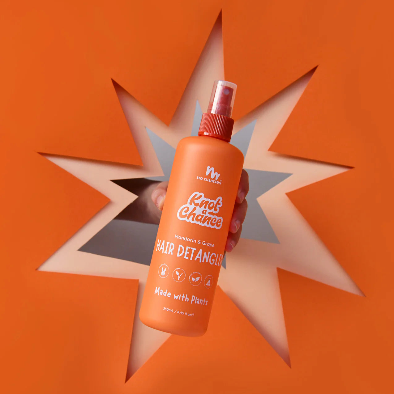 No Nasties | Mandarin & Grape Hair Detangler 250ml