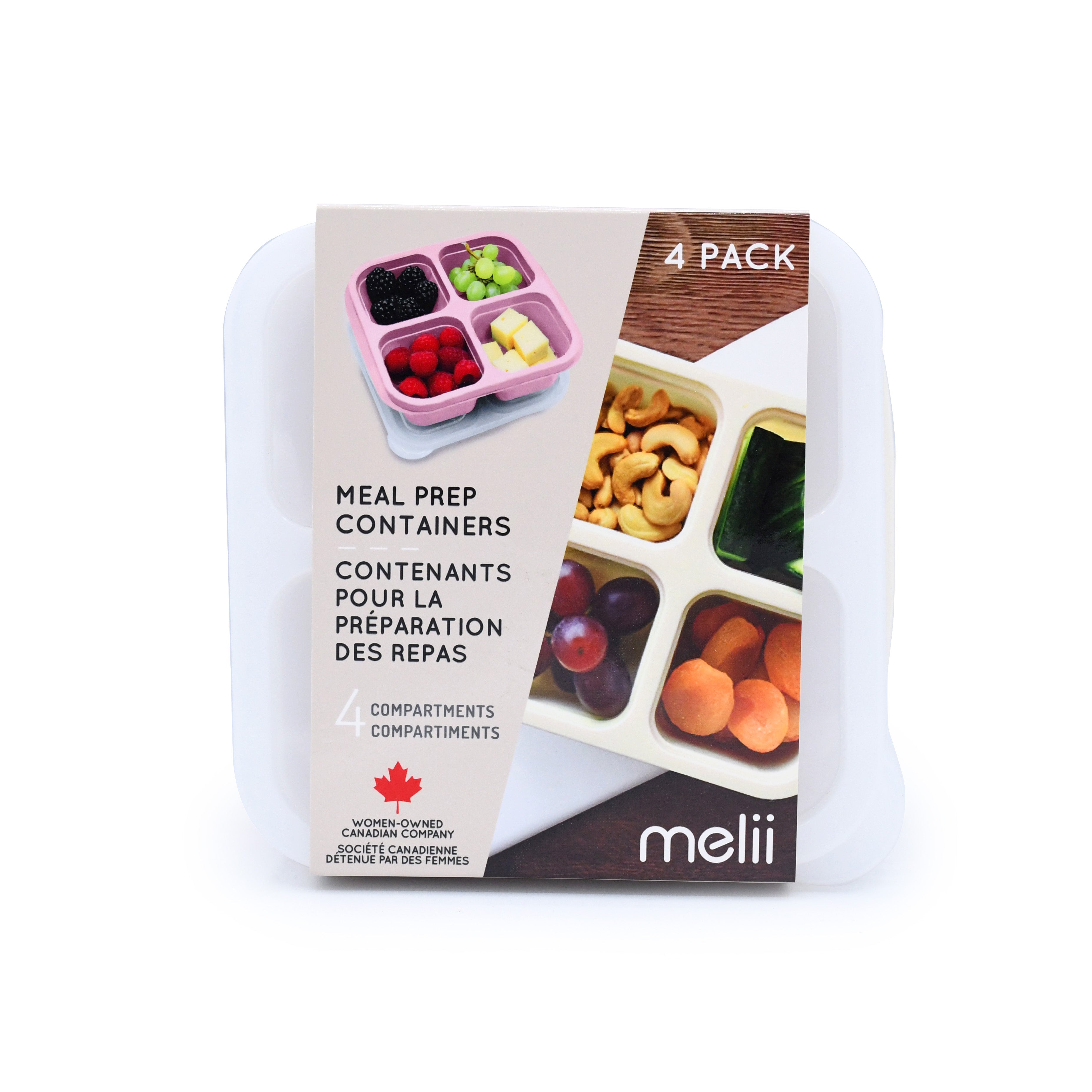 Melii | Meal Prep Containers - 4pk