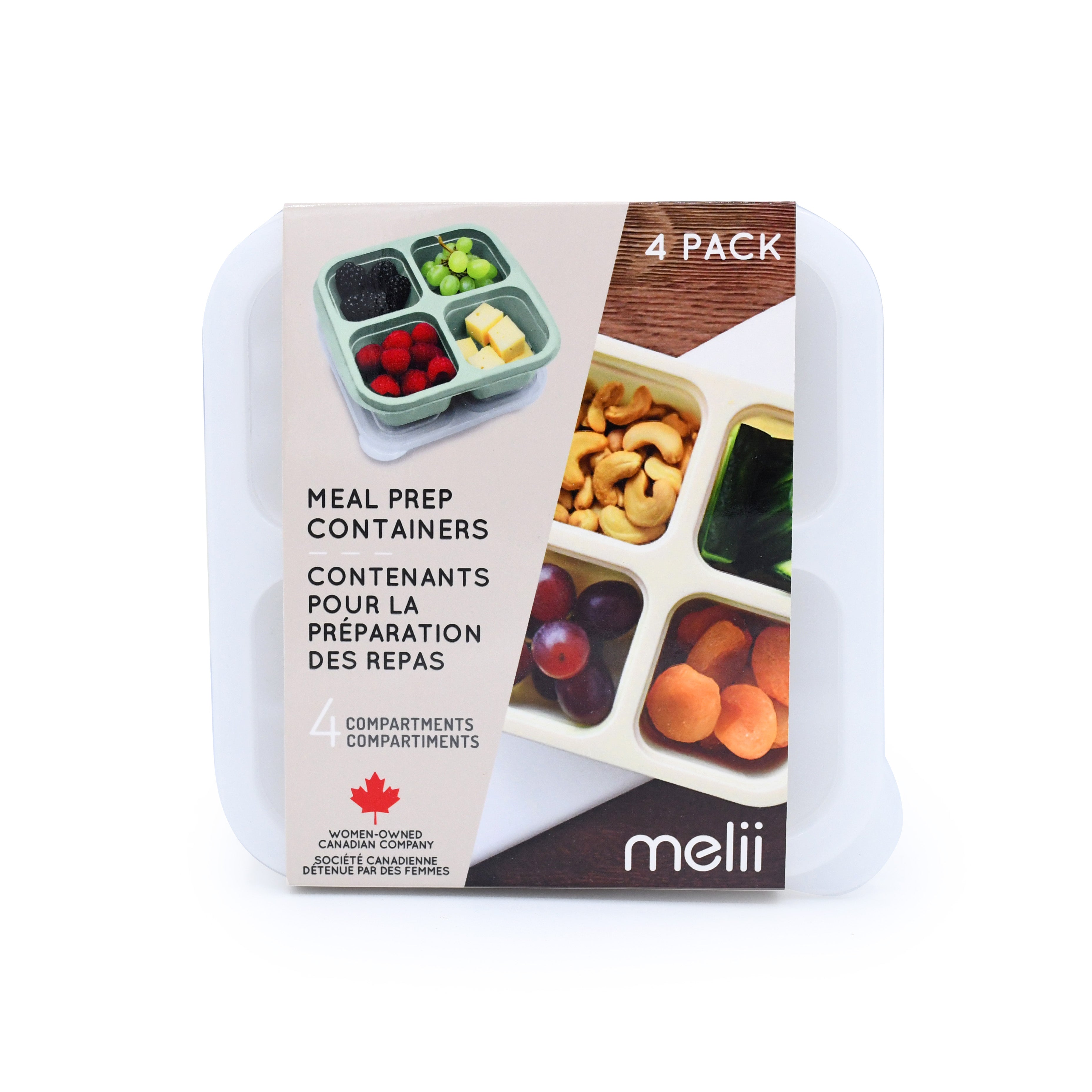Melii | Meal Prep Containers - 4pk