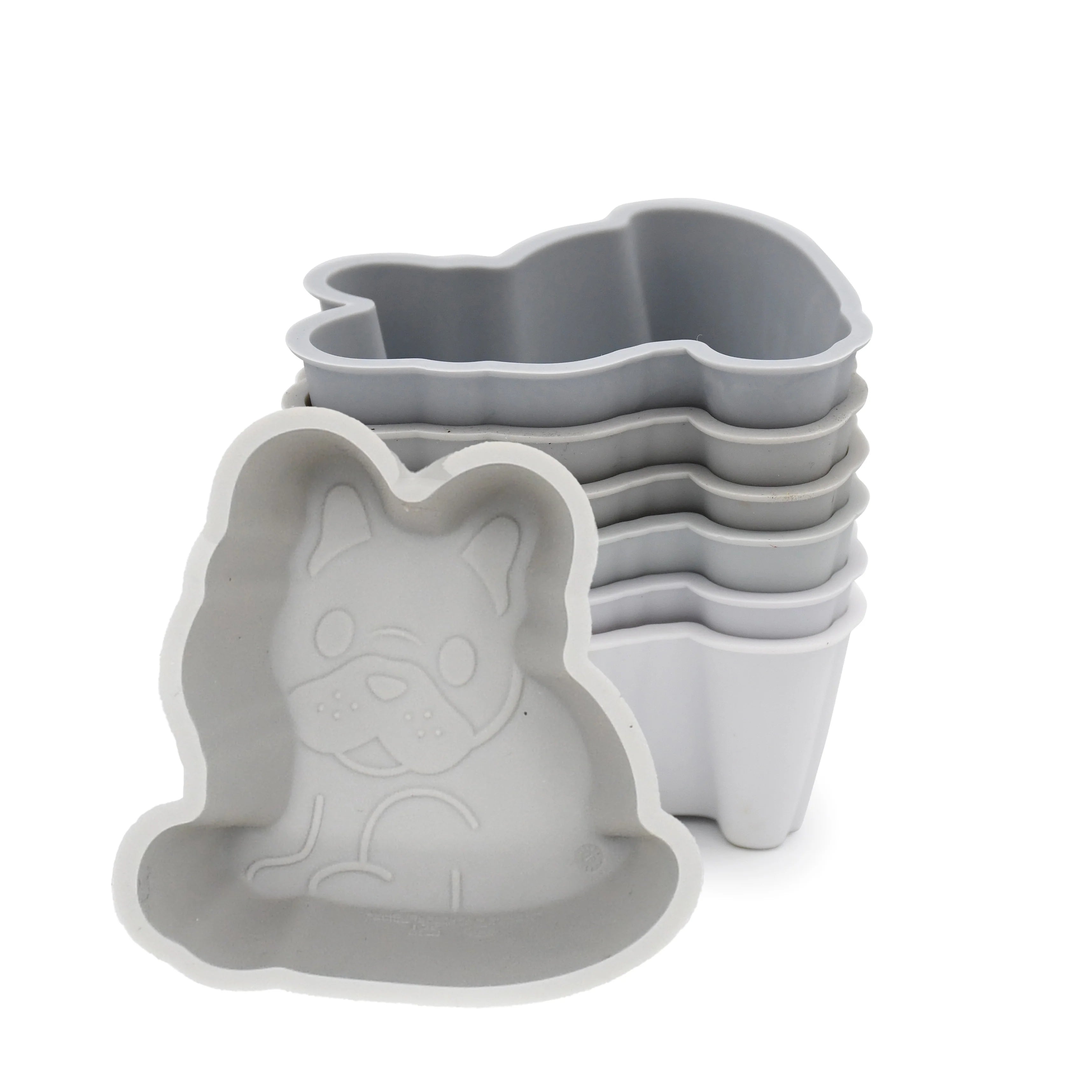 Melii | Silicone Food Cups 6pc - Dog