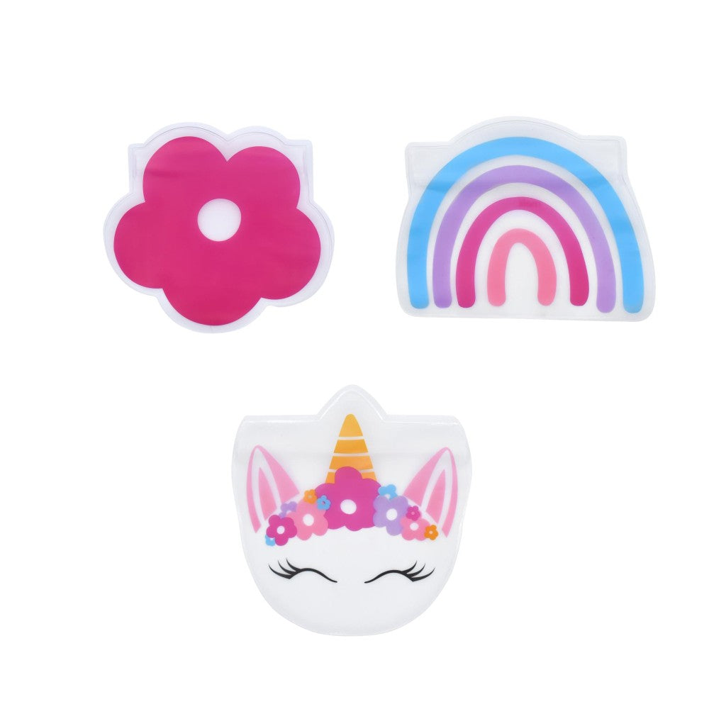 Melii | Reusable Snack Bags 6pk - Flower, Unicorn & Rainbow