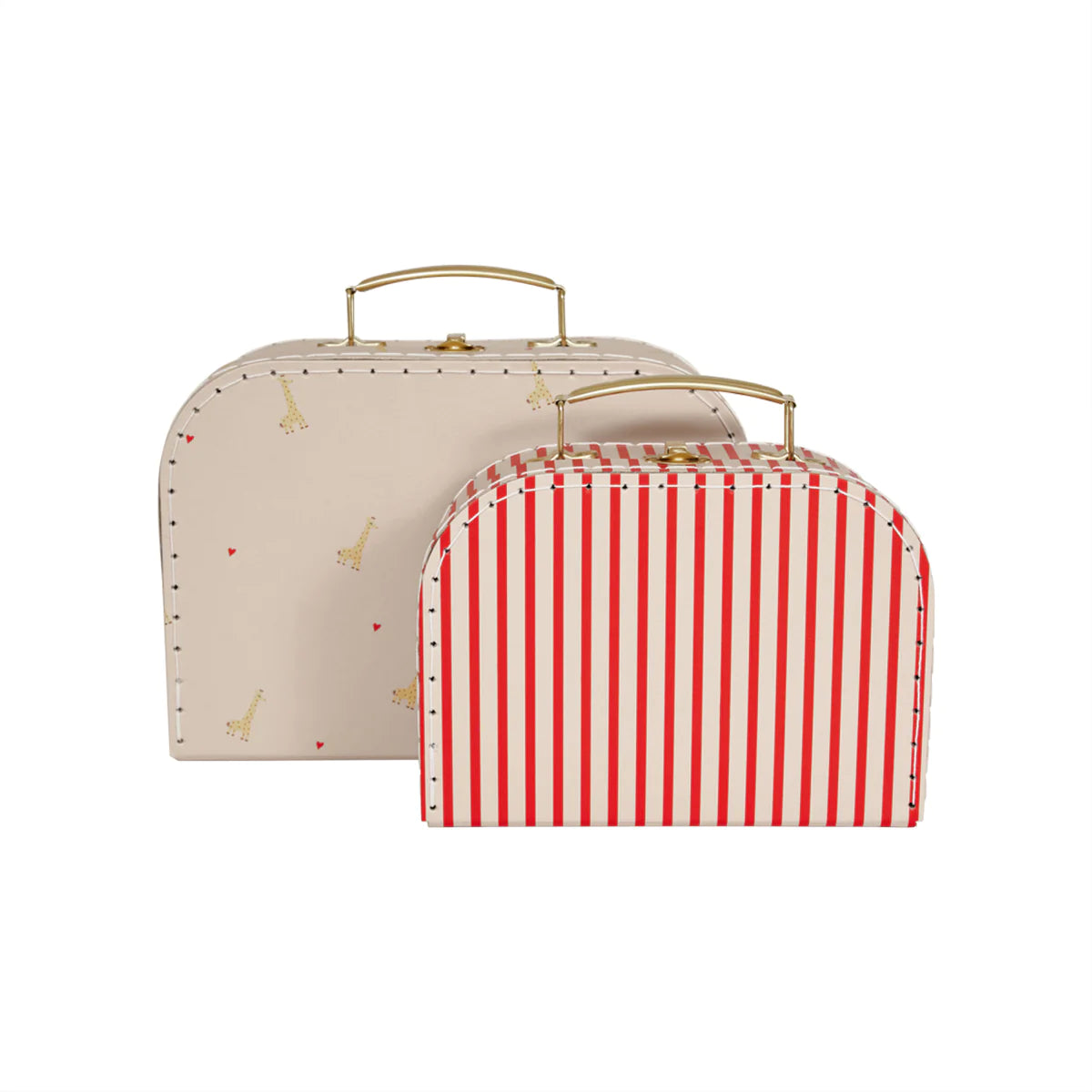 OYOY | Mini Suitcase - Giraffe & Stripe 2pk