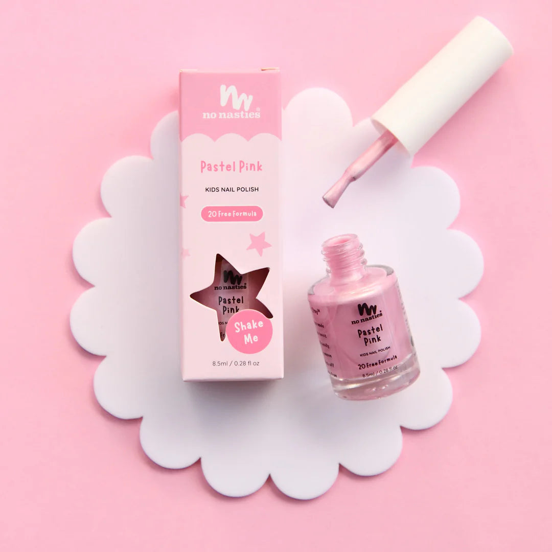 No Nasties | Scratch Off Nail Polish - Pastel Pink