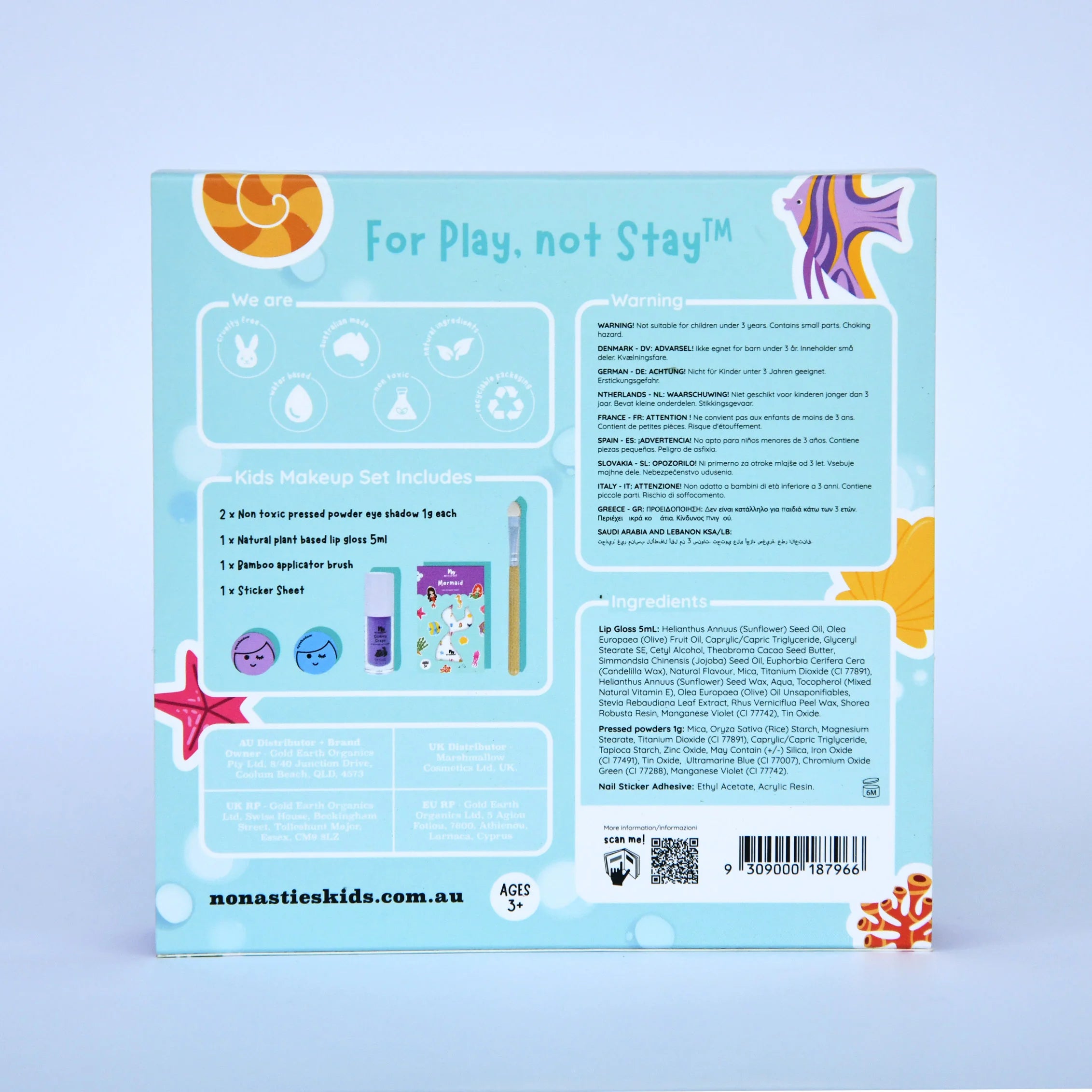 No Nasties | Make Up Gift Set - Mermaid Dreams