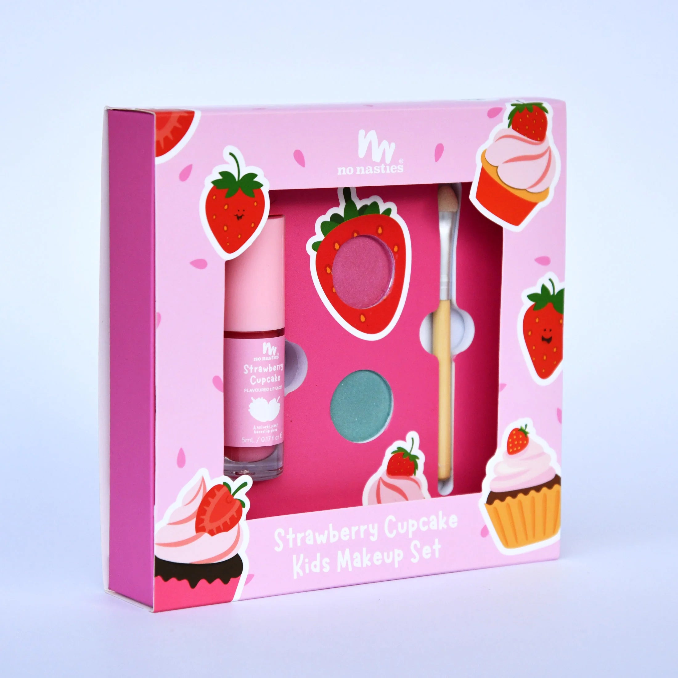 No Nasties | Make Up Gift Set - Strawberry Cupcake