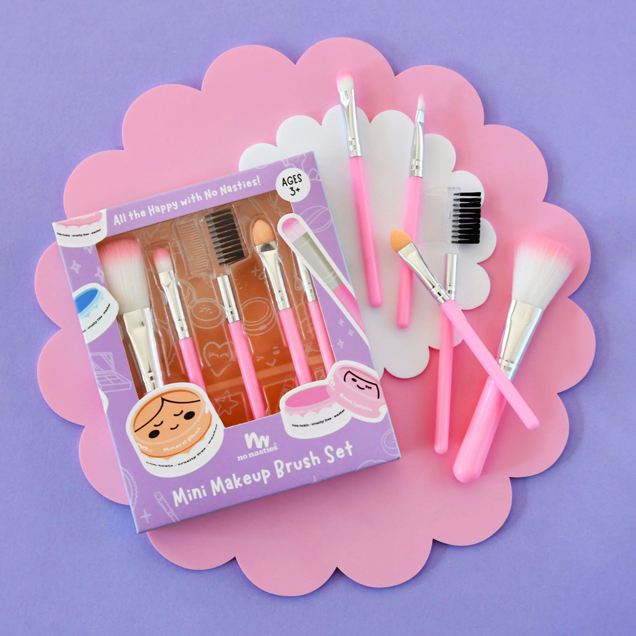 No Nasties | Mini Make Up Brush Set
