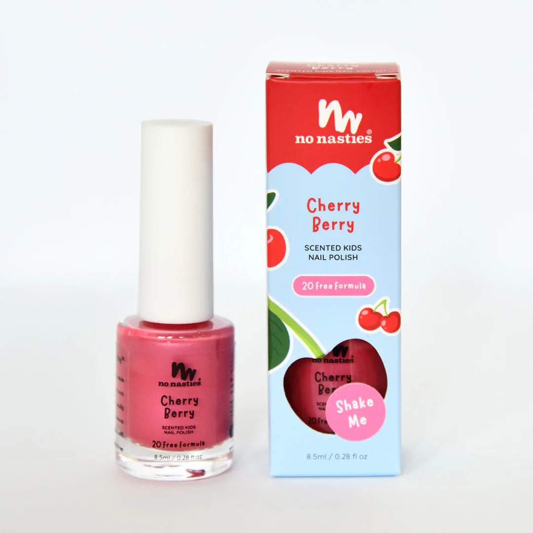No Nasties | Scented Nail Polish - Cherry Berry