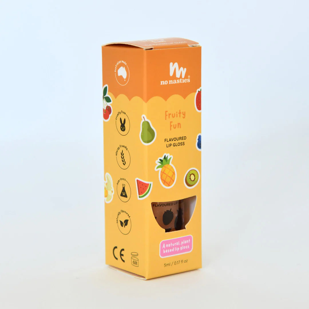 No Nasties | Natural Kids Lip Gloss - Fruity Fun