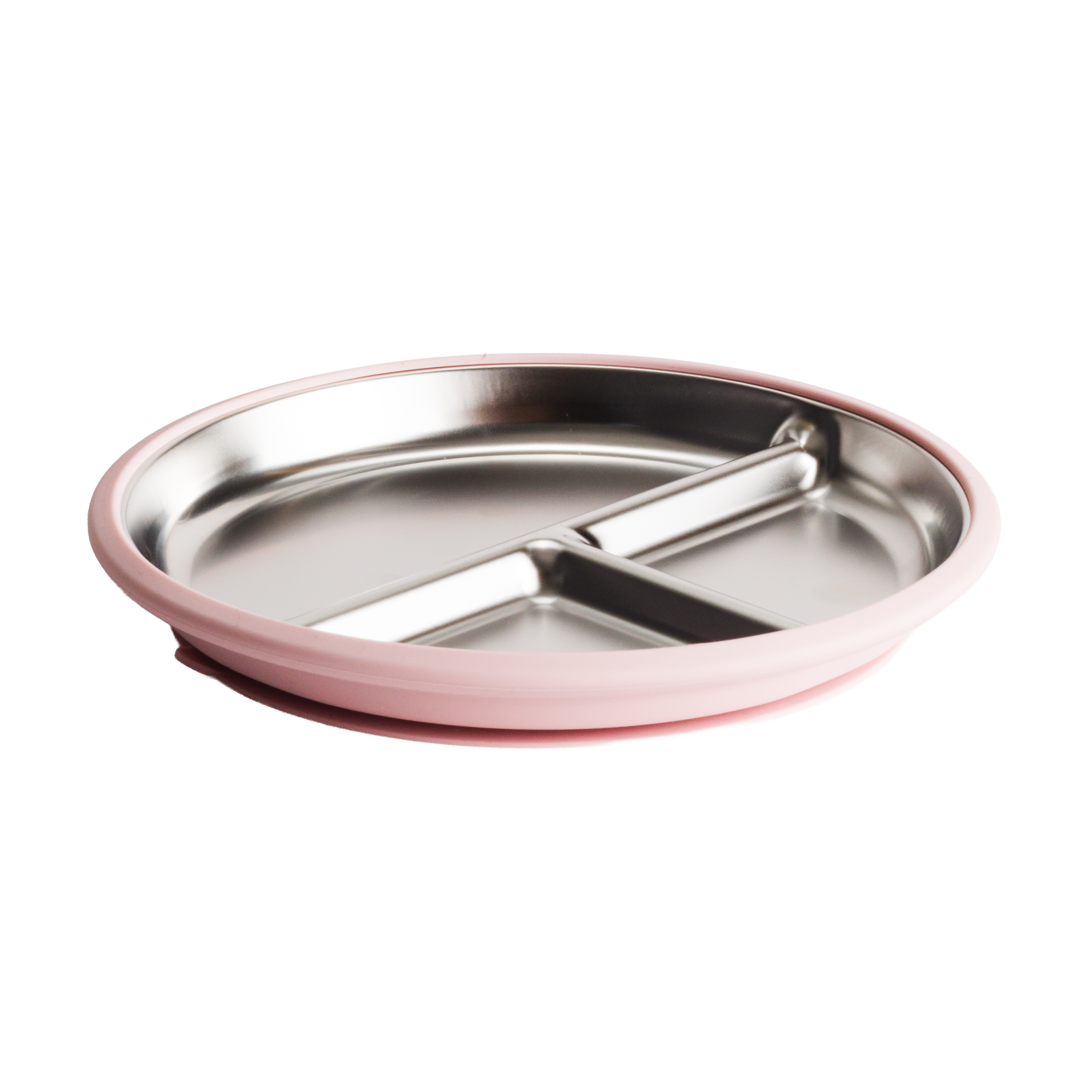 Nestling | Stainless Steel Suction Divided Plate (20cm)