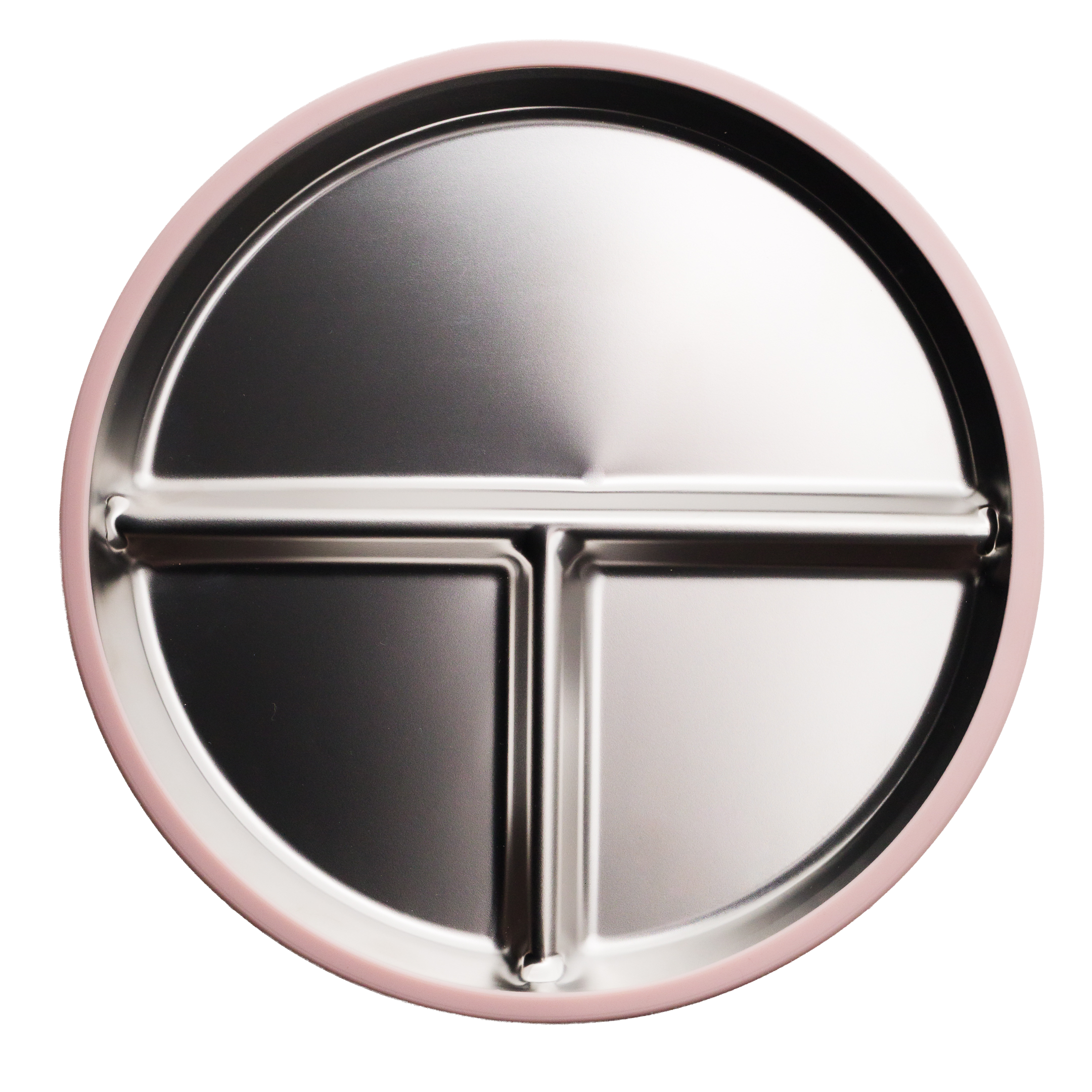 Nestling | Stainless Steel Suction Divided Plate (23cm)
