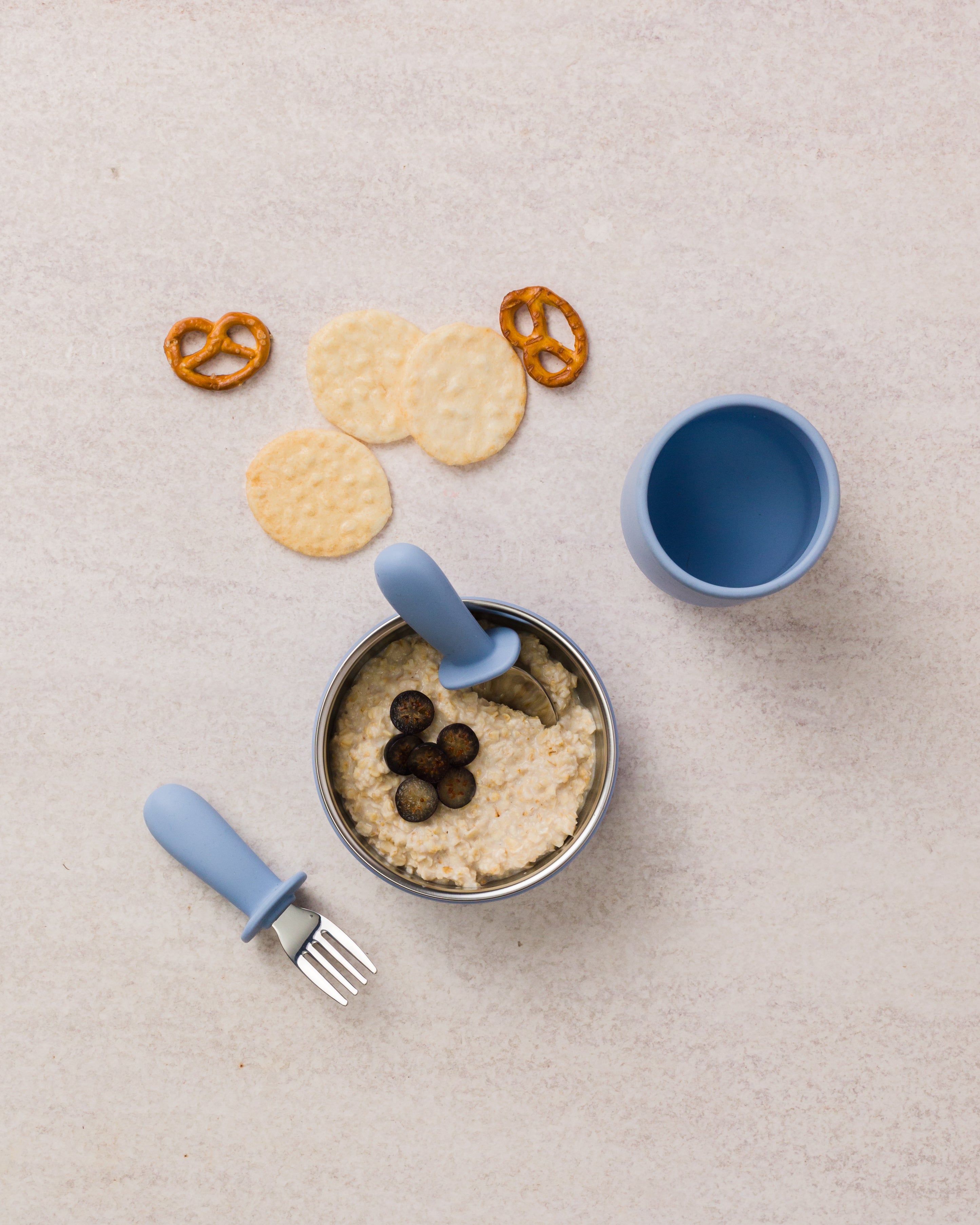 Nestling | Stainless Steel Suction Bowl