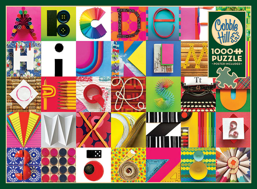 Cobble Hill | Found Alphabet - 1000pc