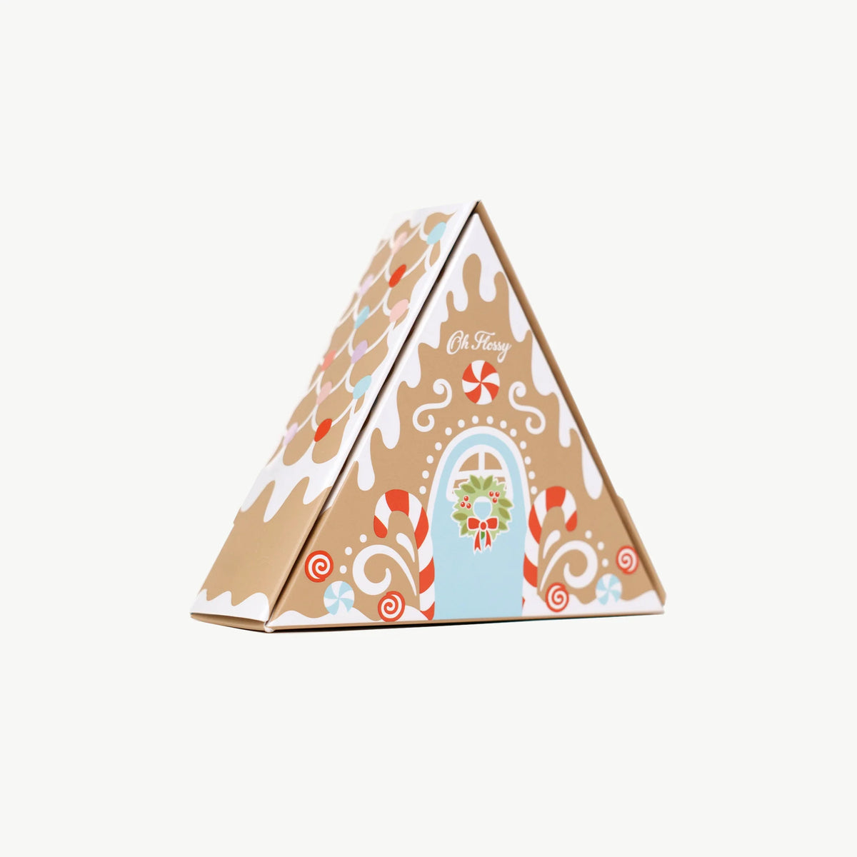 Oh Flossy | Christmas Gingerbread House Mini Mani Set