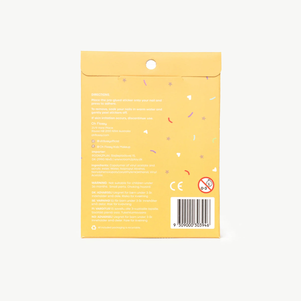 Oh Flossy | Nail Stickers - Beach Club