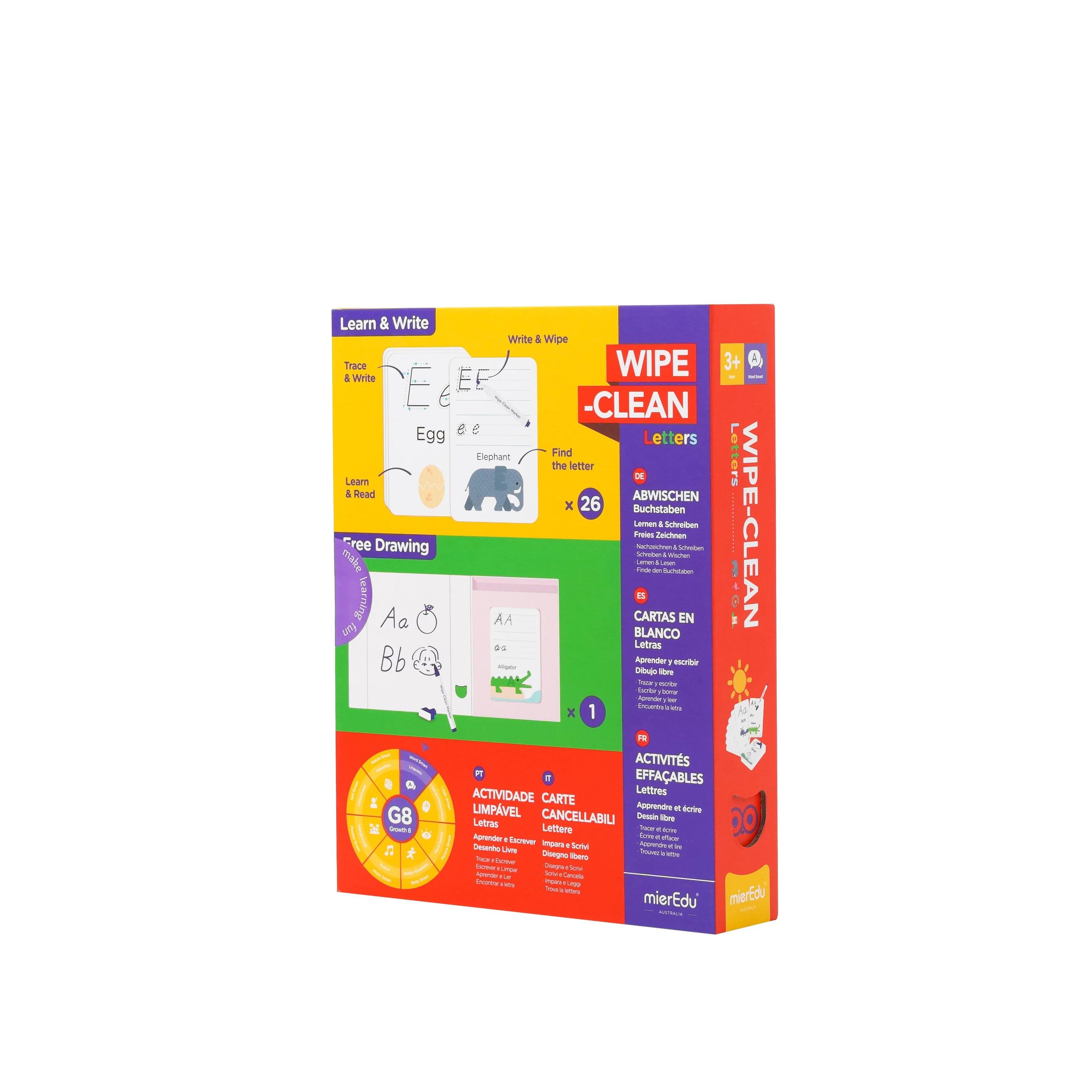 mierEdu | Wipe Clean Activity Set - Letters