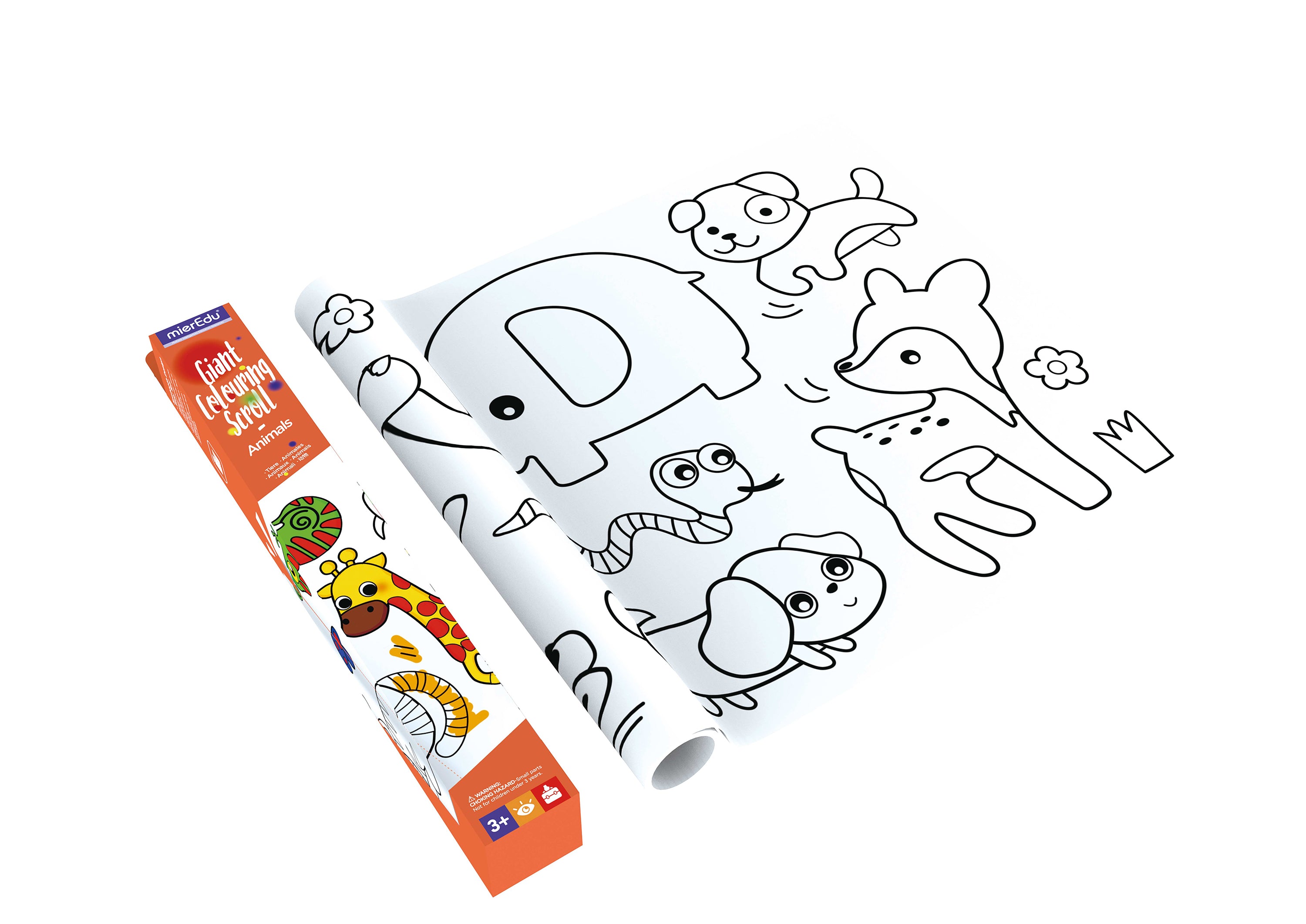 mierEdu | Giant Colouring Scroll - Animals