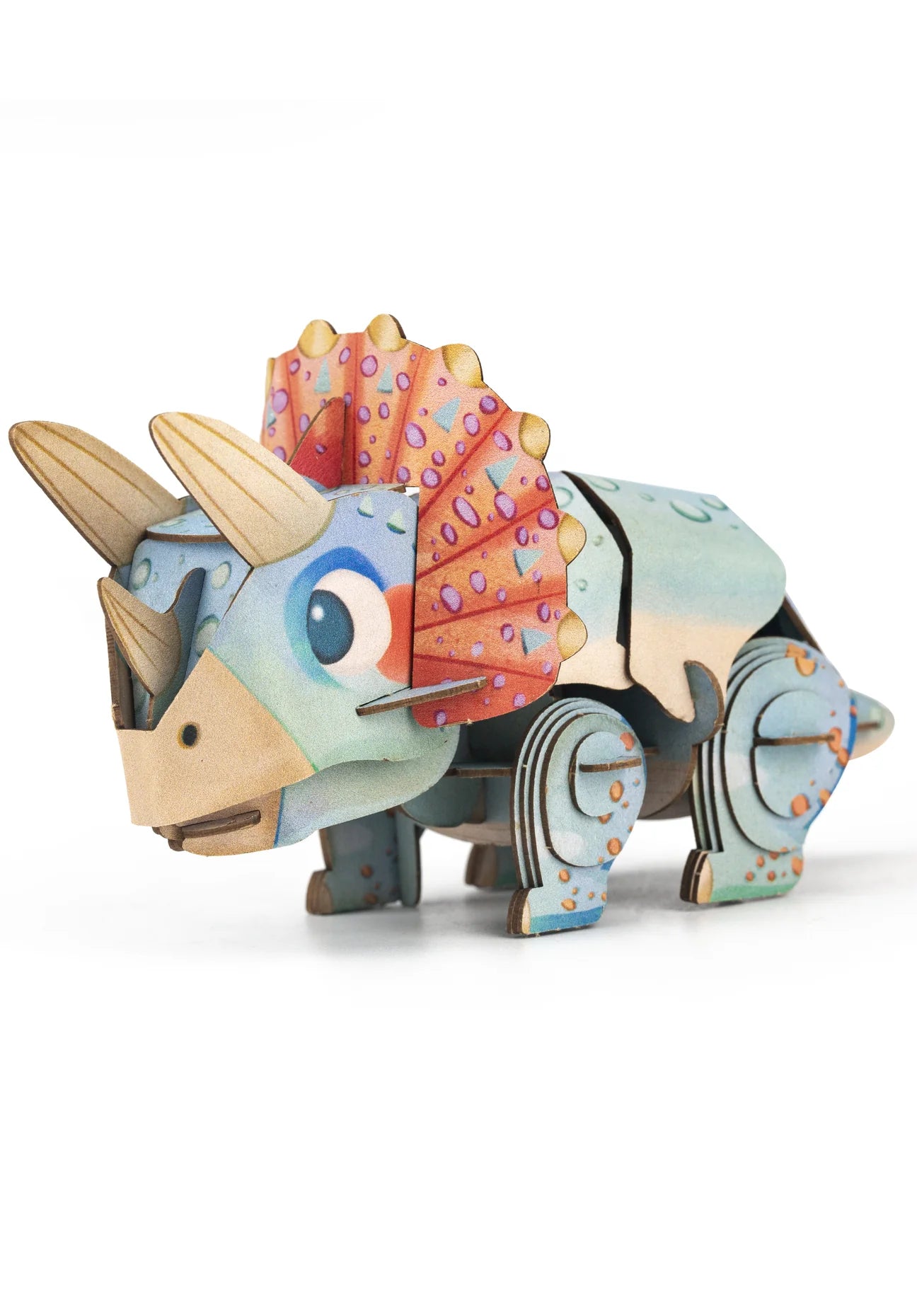 mierEdu | Build 'n' Sound 3D Puzzle - Triceratops