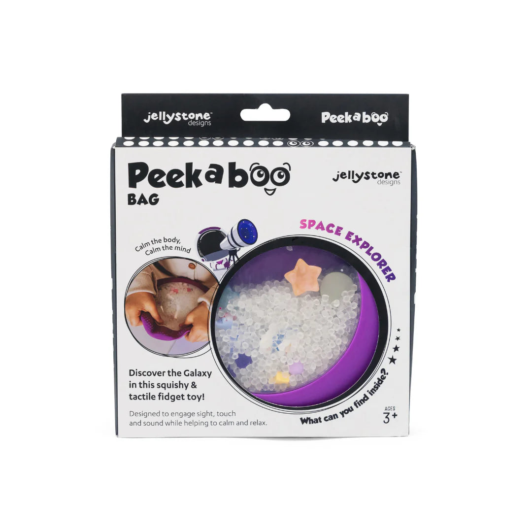 Jellystone | Peekaboo Sensory Bag - Galaxy