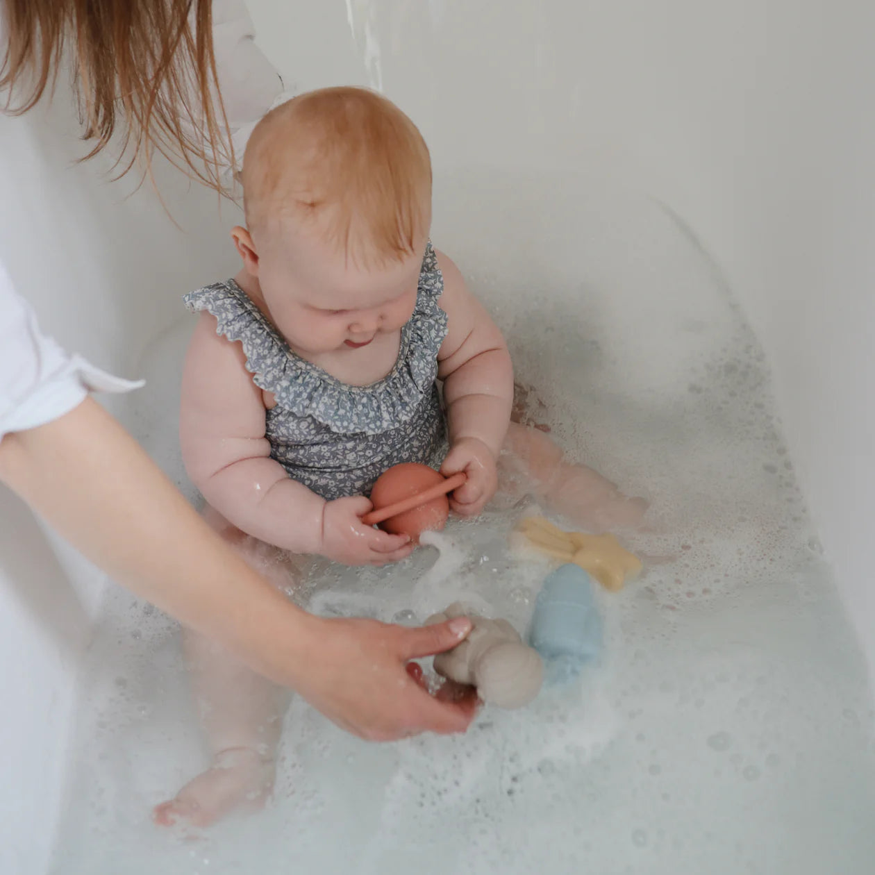 Mushie | Silicone Bath Toys - Space 4pk