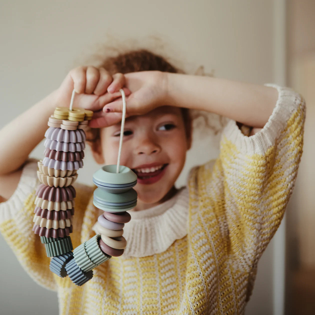 Mushie | Bead Lacing Toy Set