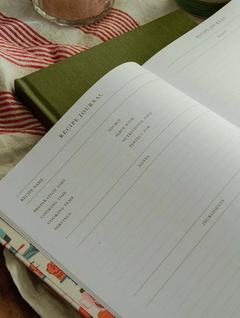 Write to Me | Recipes Journal - Olive