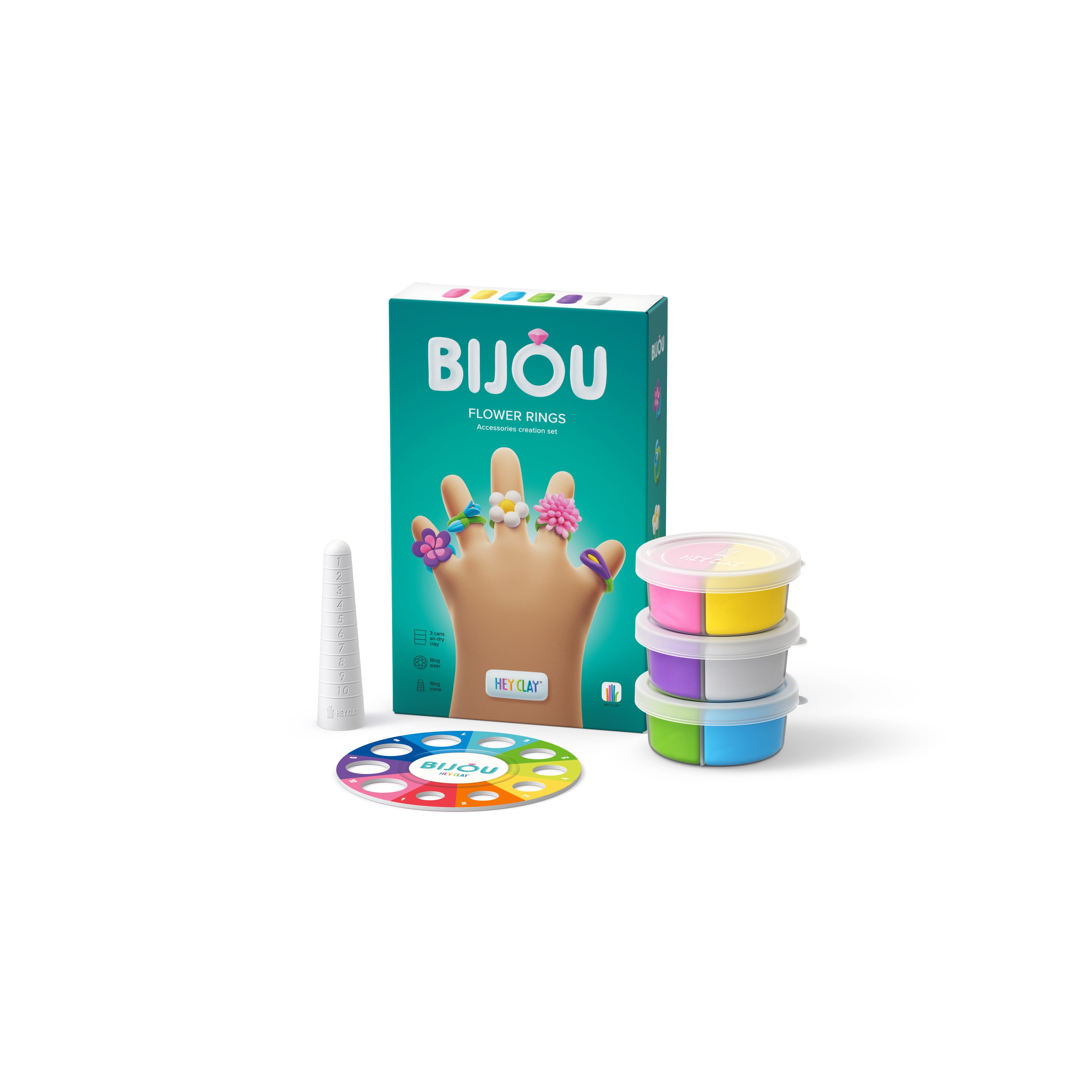 Hey Clay | Bijou Rings - Flower