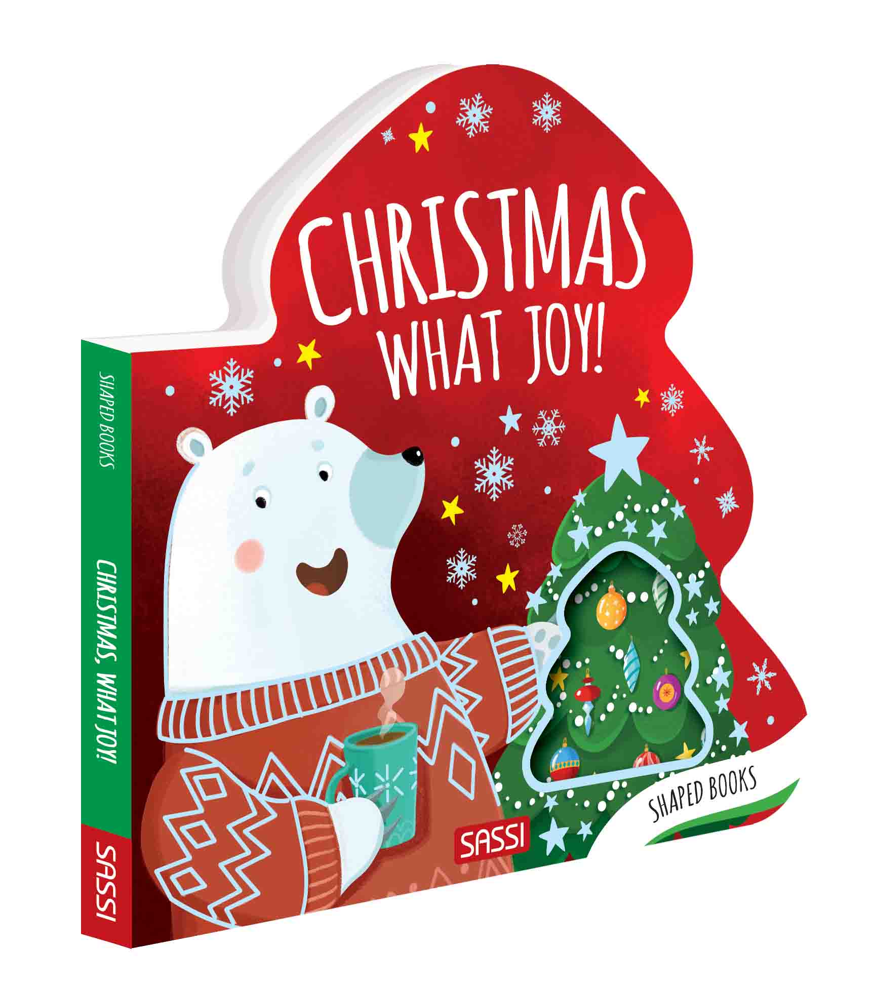 Sassi | Shaped Board Book - Christmas, What Joy!