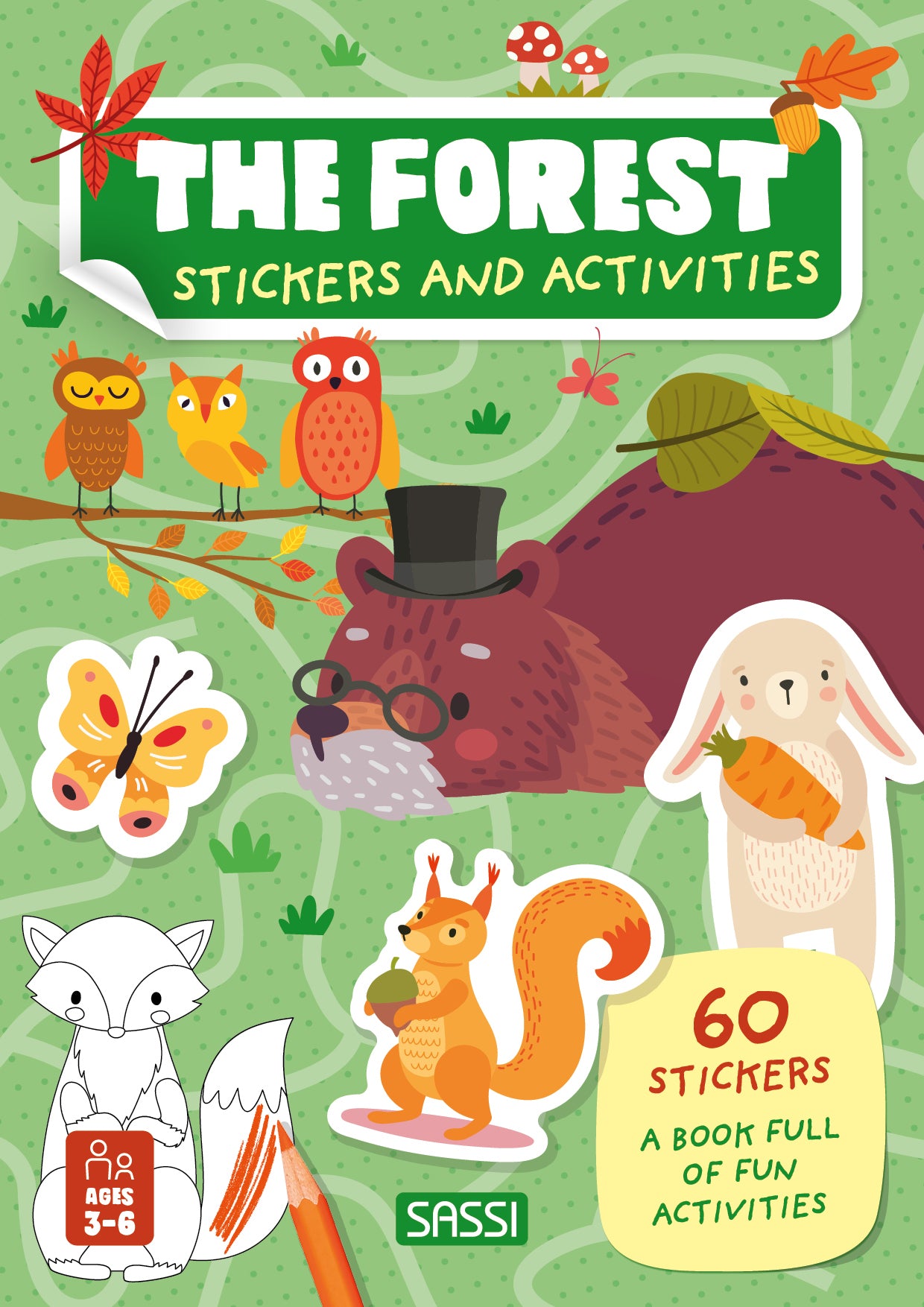 Sassi | Stickers & Activity Book - Forest
