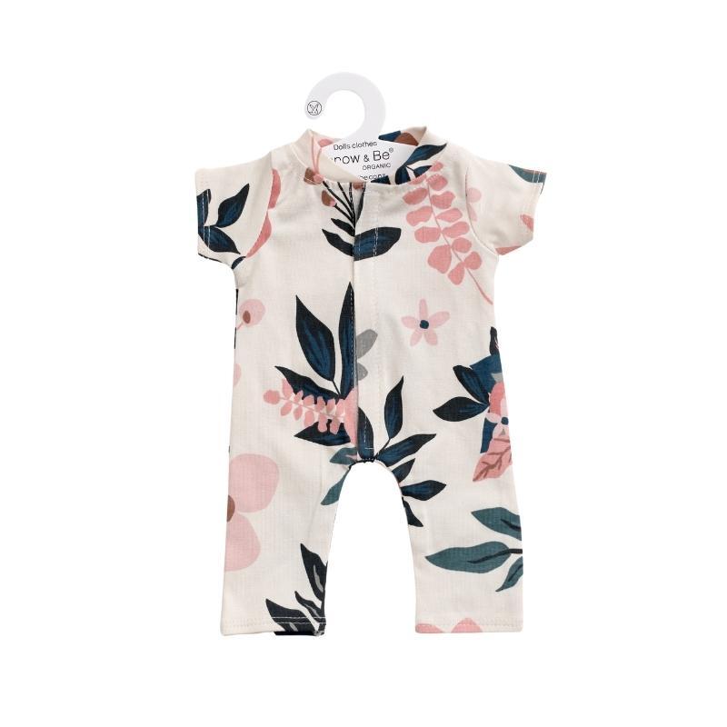 Burrow & Be | Doll Romper - Pink Clementine
