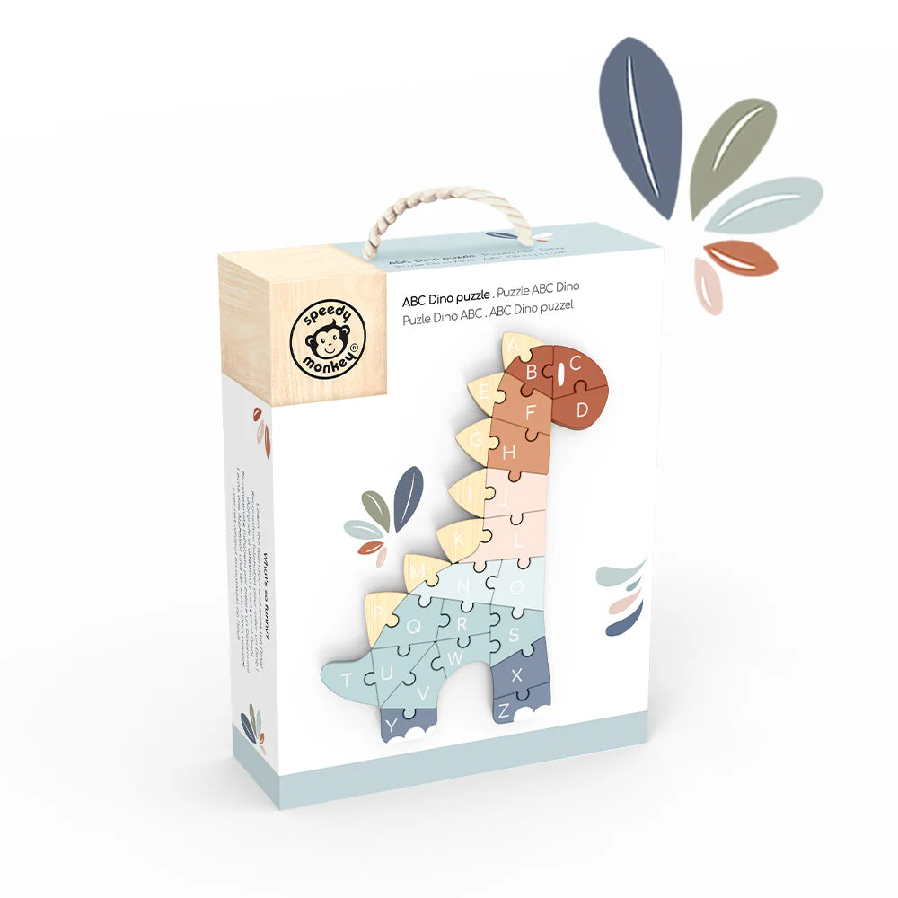 Speedy Monkey | ABC Dino Puzzle