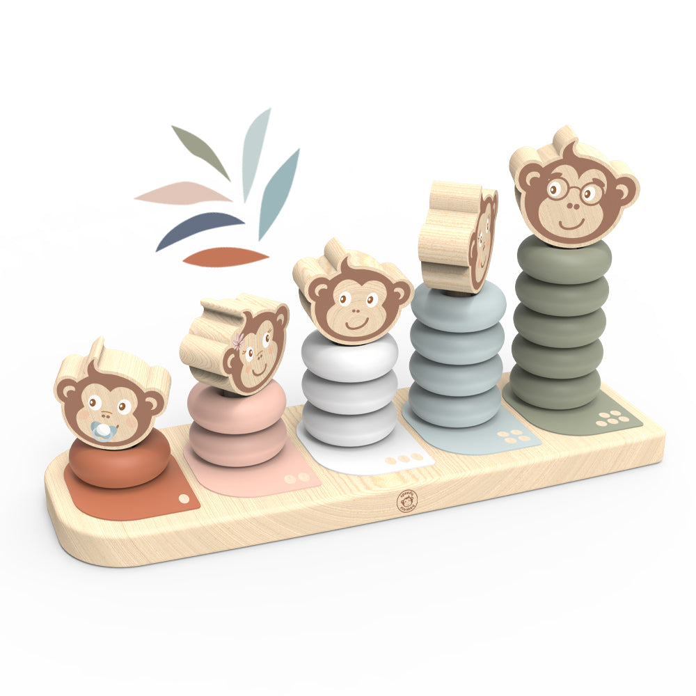 Speedy Monkey - Classification puzzle in the shape of a house Speedy Monkey - Classification puzzle in the shape of a house