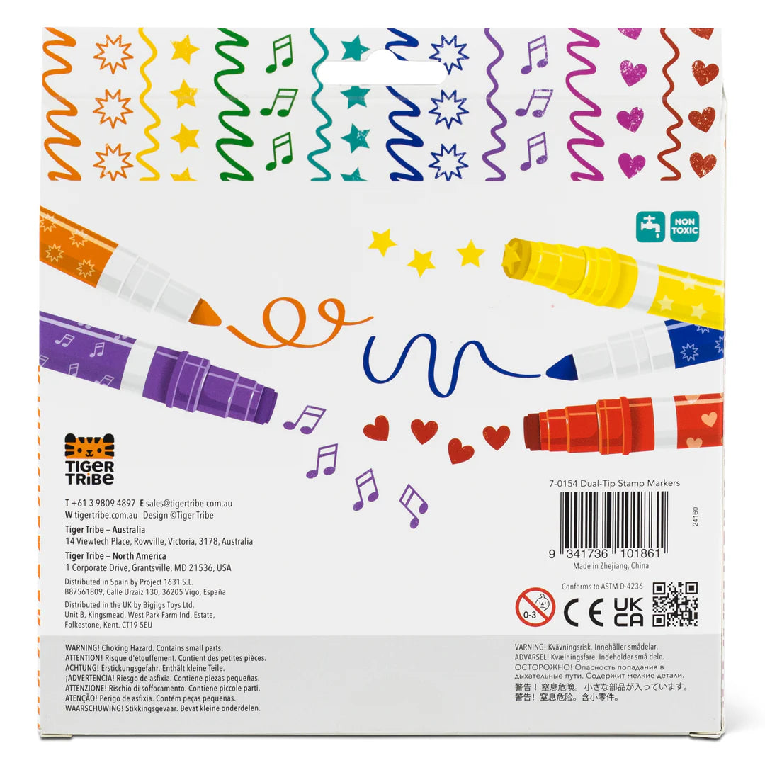 Tiger Tribe | Dual-Tip Stamp Markers